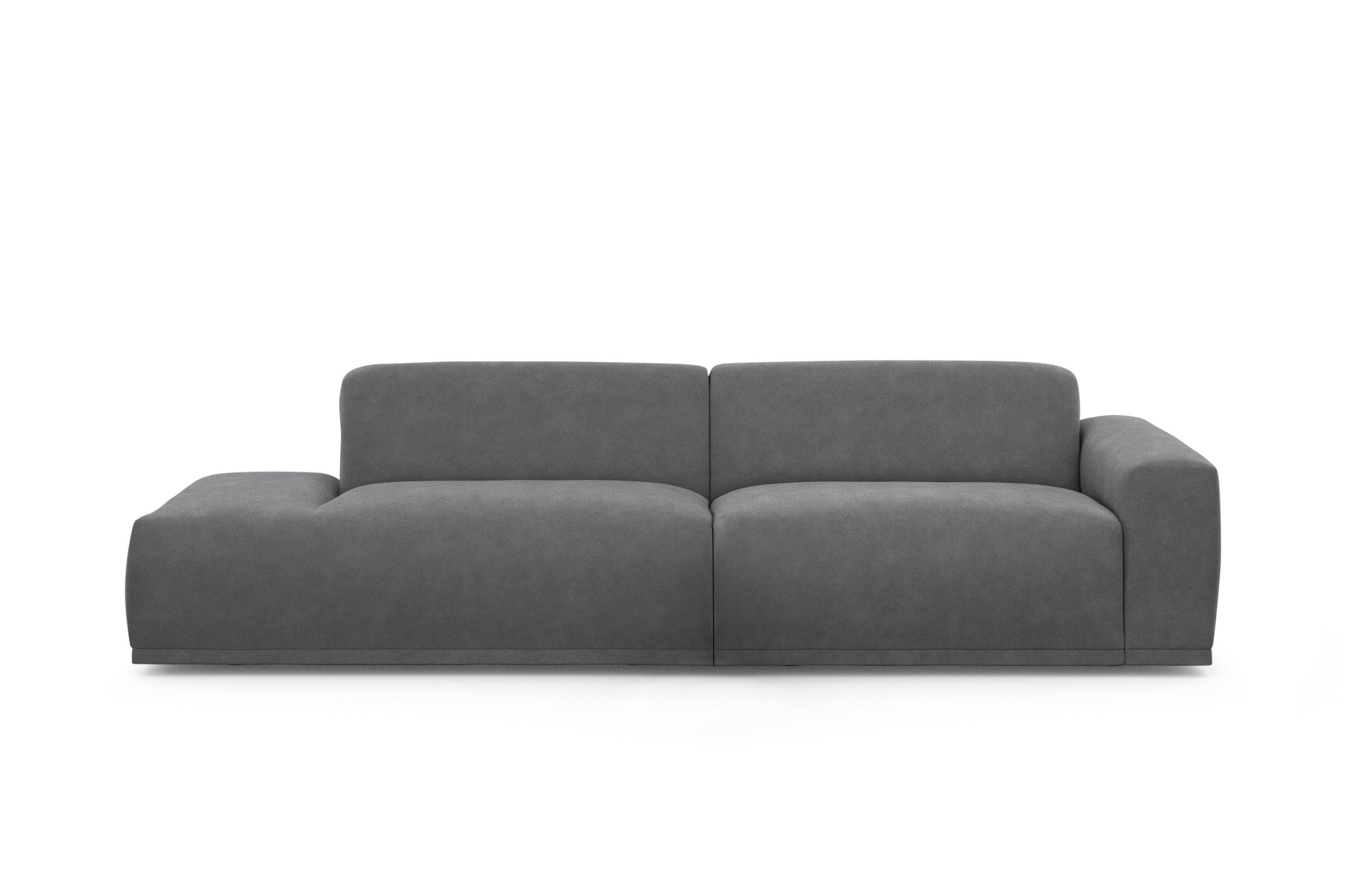 TRENDMANUFAKTUR Big-Sofa »Braga, mit hochwertigem Kaltschaum, Megasofa, Japandi-Design« modernes Big-Sofa, Couch mit hohem Sitzkomfort, 277/72/107 cm (B/H/T)