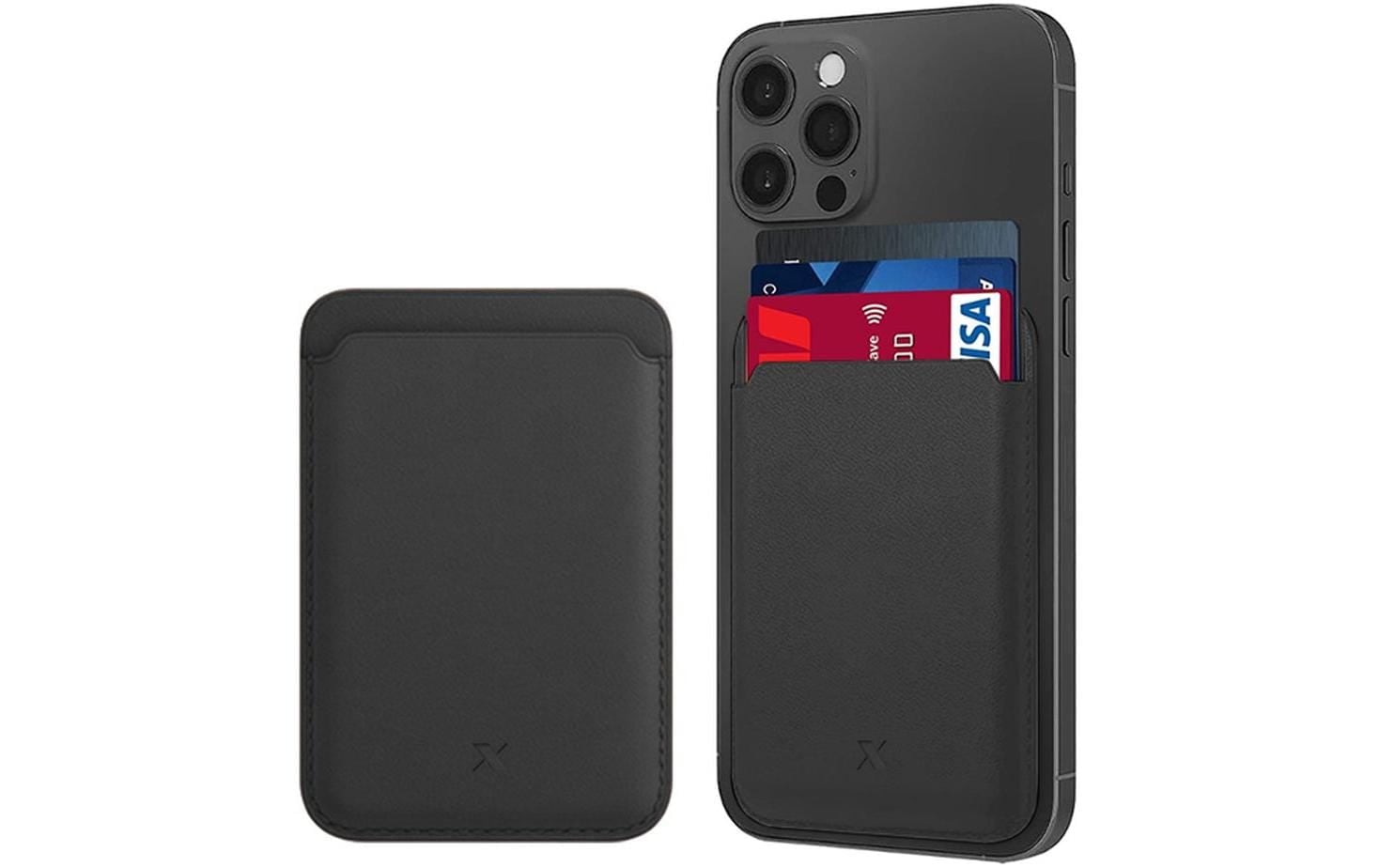 nevox Smartphone-Hülle »Leder Schwarz«