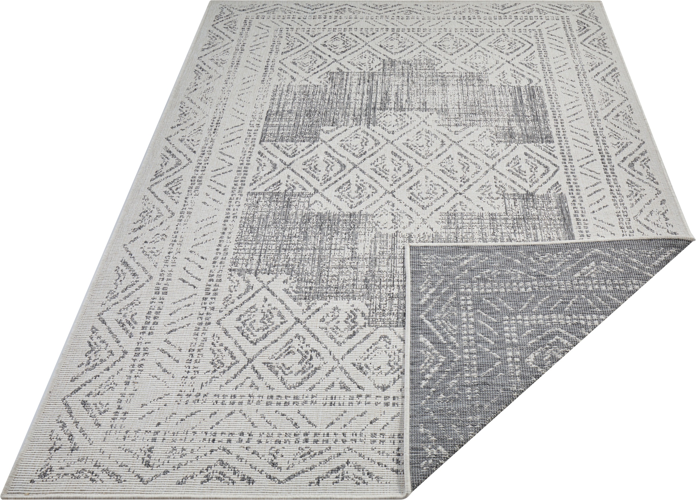 Image of freundin Home Collection Teppich »Gaia«, rechteckig, 5 mm Höhe, In-und Outdoor geeignet, Wohnzimmer, Balkon, Terrasse, Garten, Strapazierfähig und pflegeleicht, Flachgewebe bei Ackermann Versand Schweiz