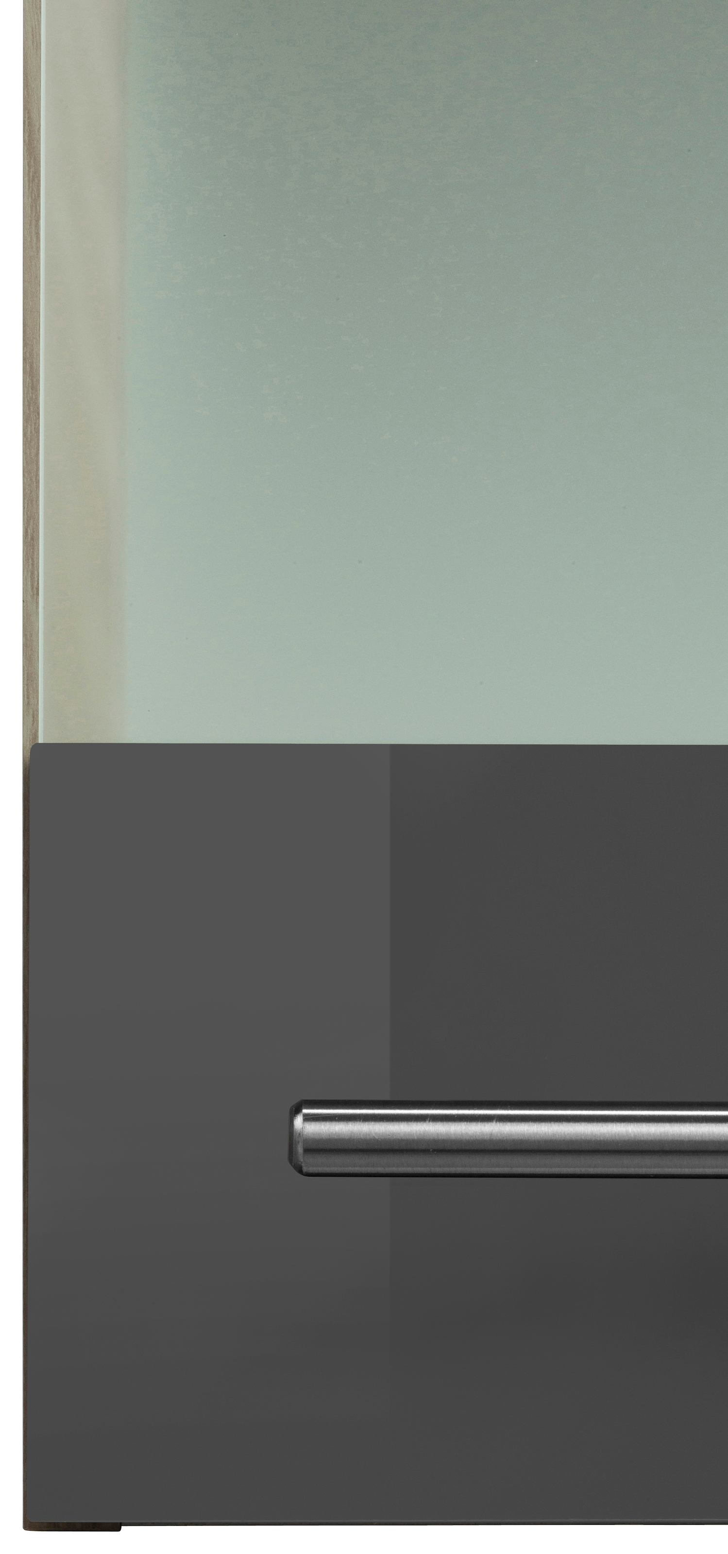 OPTIFIT Glashängeschrank »Bern«, Breite 50 cm, Front mit Milchglas-Einsatz, mit Metallgriff