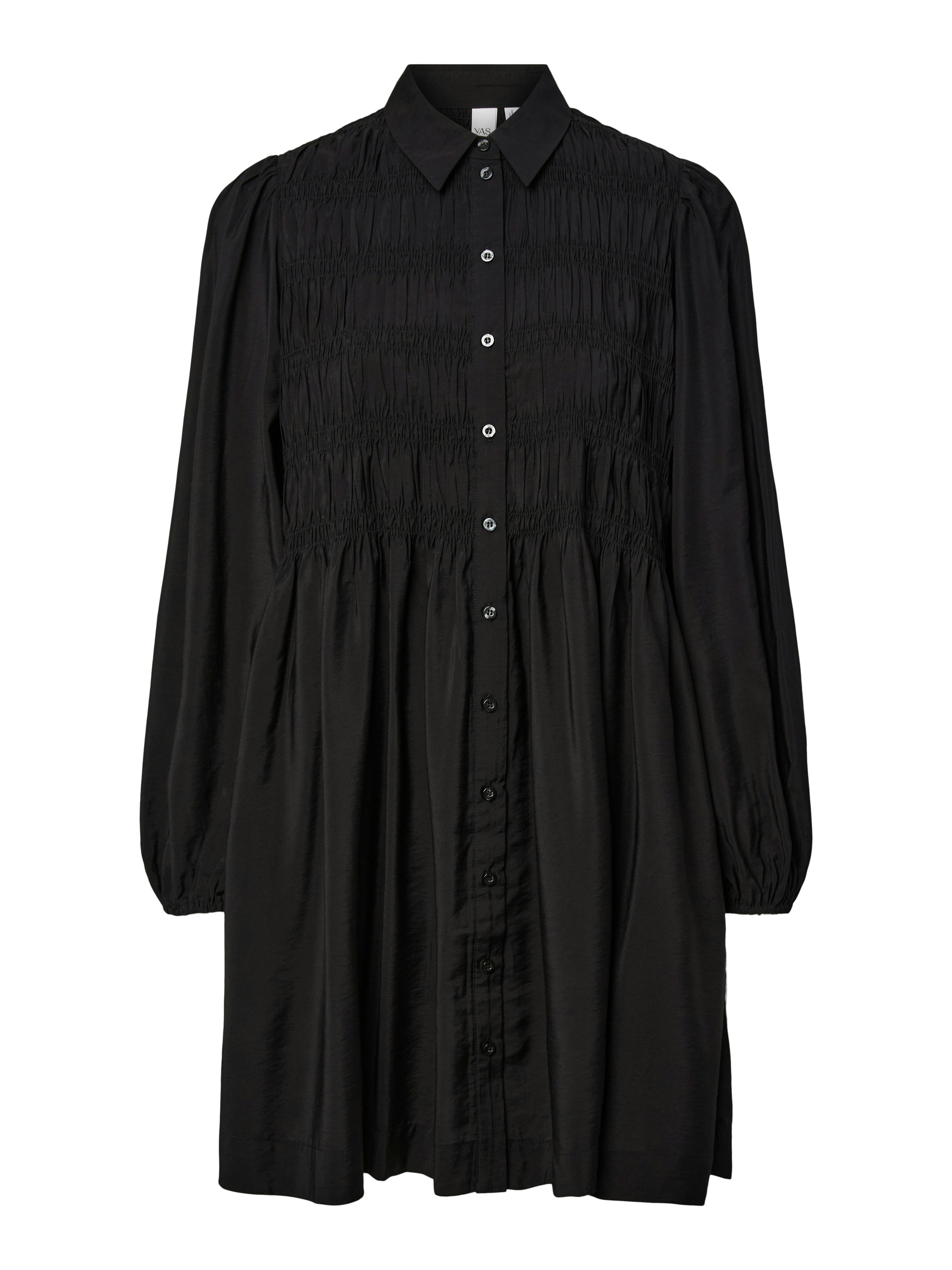 Y.A.S Robe de smoking »YASPALA LS SMOCK SHIRT DRESS S. NOOS« mélange de viscose