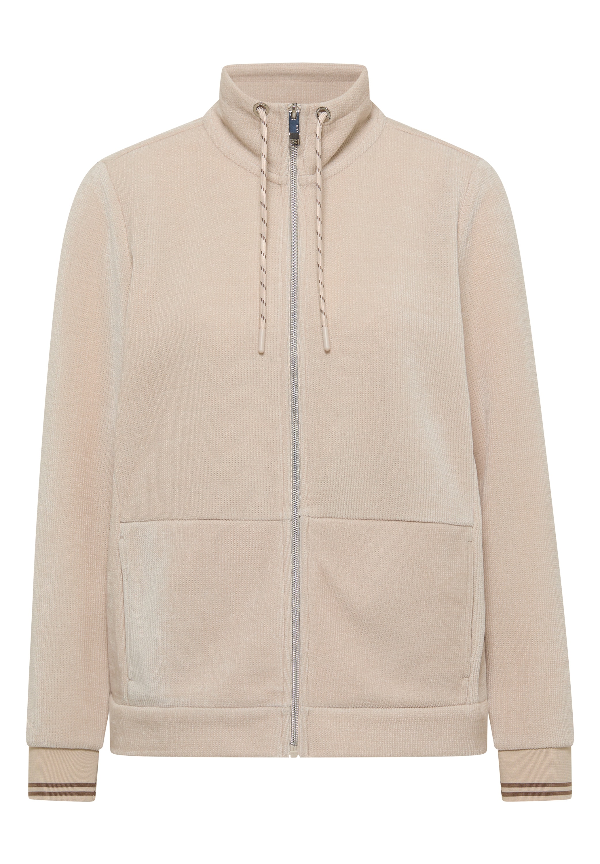 Cecil Sweatjacke Leichte Cordjacke mit Stehkragen
