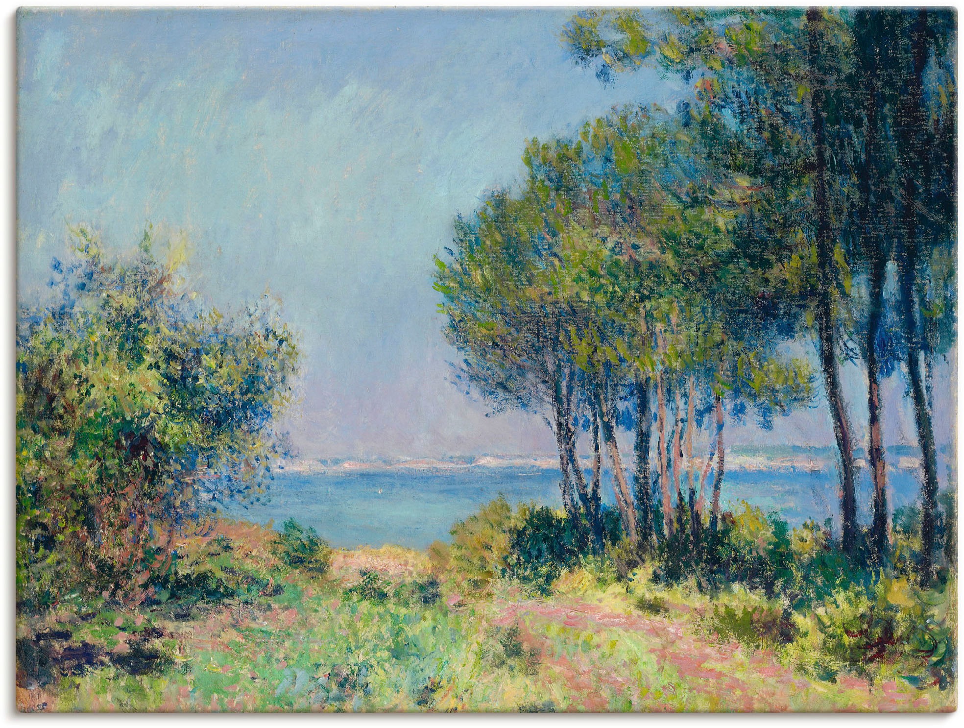 Image of Artland Wandbild »Die Küste bei Varengeville. 1882«, Gewässer, (1 St.), in vielen Grössen & Produktarten -Leinwandbild, Poster, Wandaufkleber / Wandtattoo auch für Badezimmer geeignet bei Ackermann Versand Schweiz