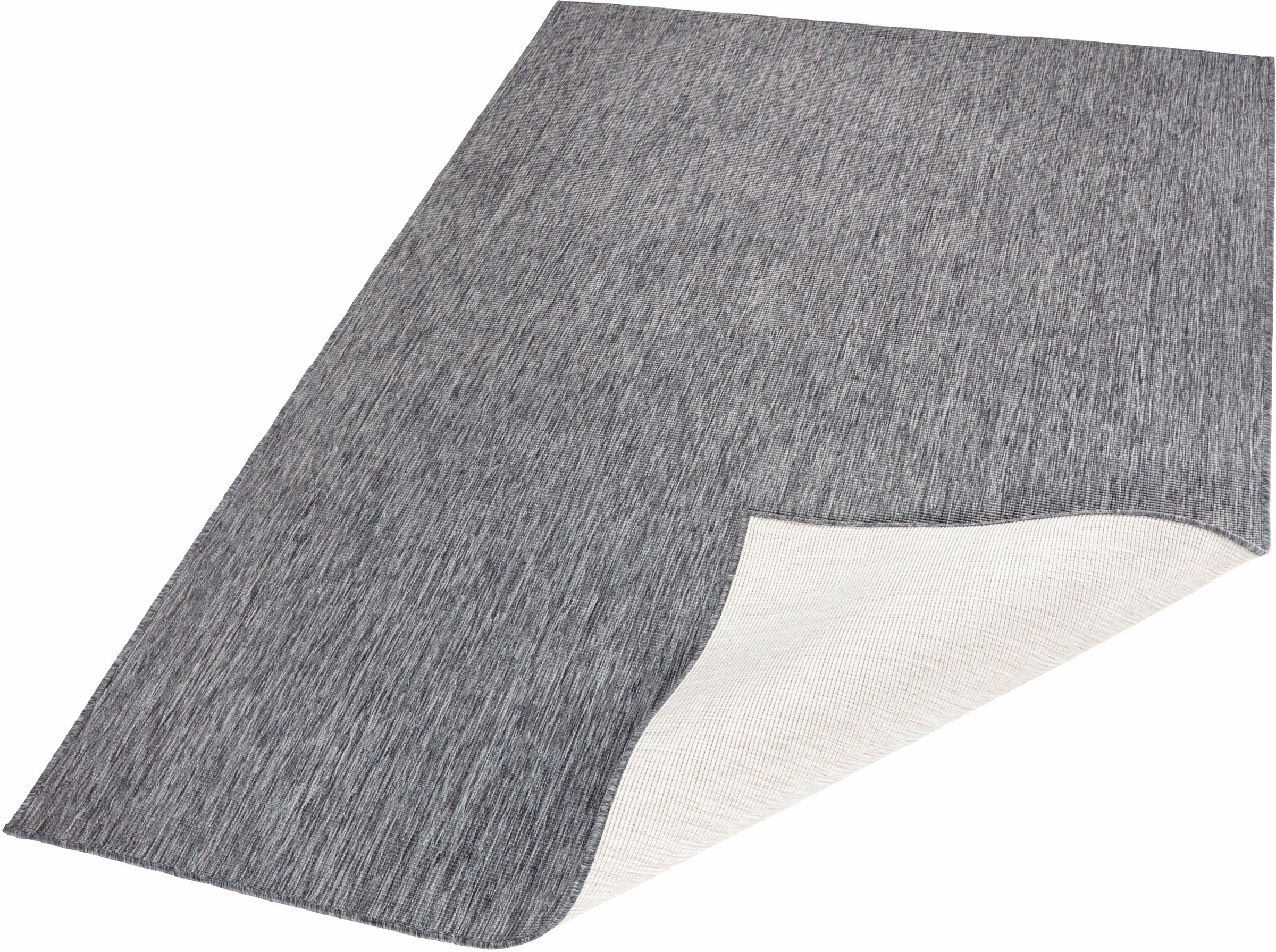 Image of NORTHRUGS Teppich »Miami«, rechteckig, 5 mm Höhe, In-und Outdoor geeignet, Wohnzimmer, Balkon, Terrasse, Garten, Robust, Pflegeleicht, Flachgewebe, Wendbar bei Ackermann Versand Schweiz
