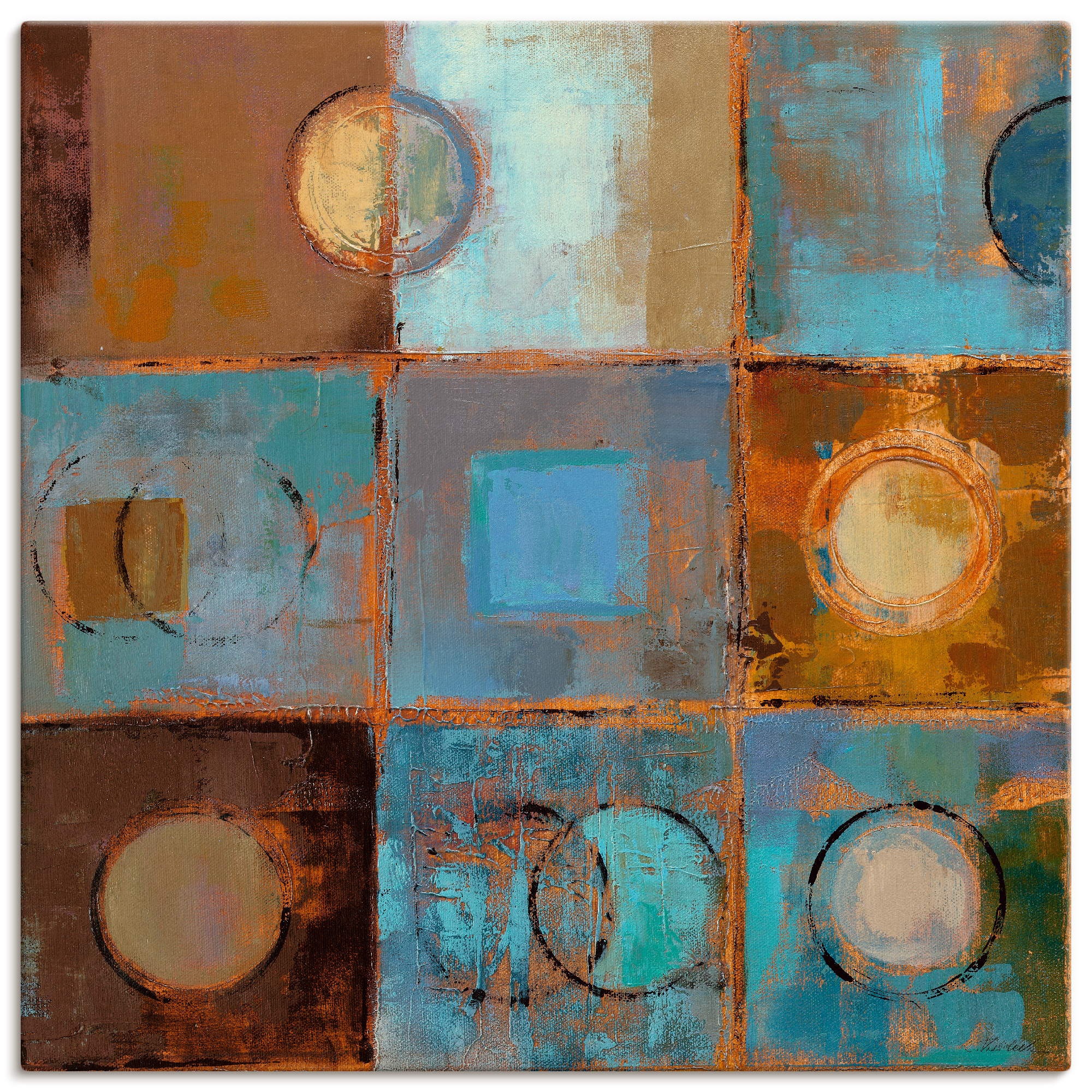 Image of Artland Wandbild »Weg passieren II«, Muster, (1 St.), in vielen Grössen & Produktarten -Leinwandbild, Poster, Wandaufkleber / Wandtattoo auch für Badezimmer geeignet bei Ackermann Versand Schweiz