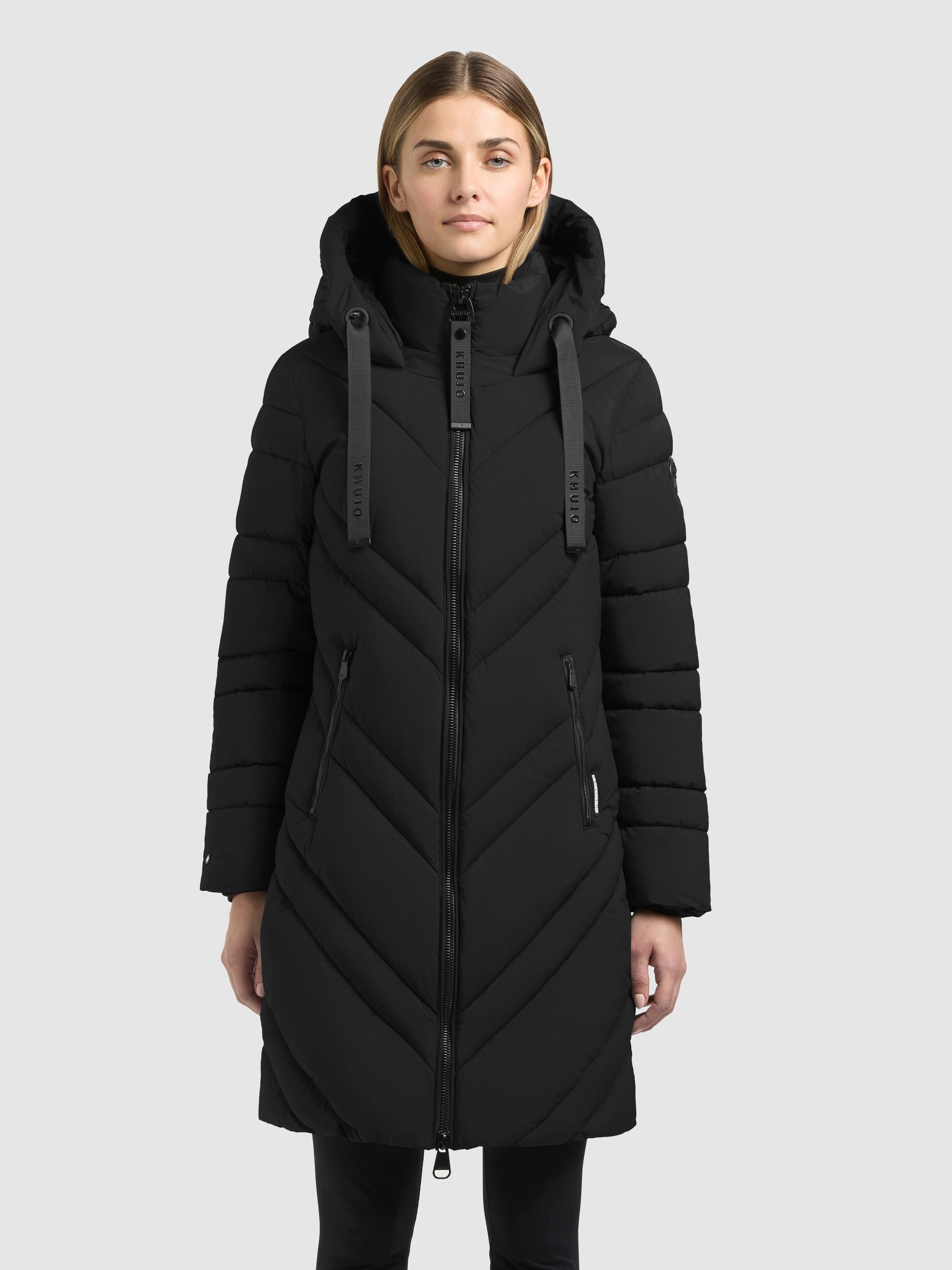 khujo Steppmantel »TABY2« Taschenbeutel mit Fleece