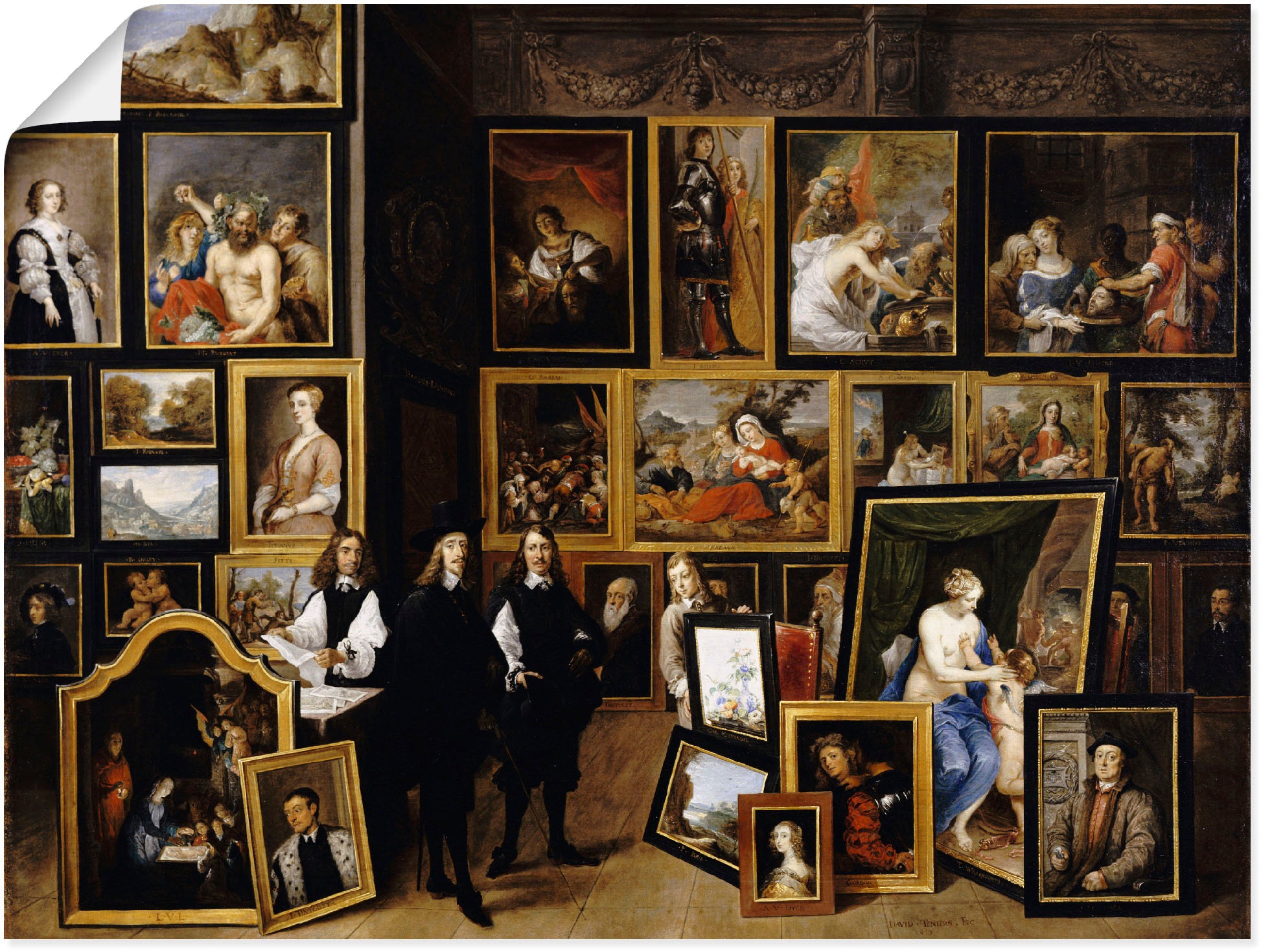 Image of Artland Wandbild »Der Erzherzog Leopold Wilhelm«, Menschen, (1 St.), in vielen Grössen & Produktarten -Leinwandbild, Poster, Wandaufkleber / Wandtattoo auch für Badezimmer geeignet bei Ackermann Versand Schweiz