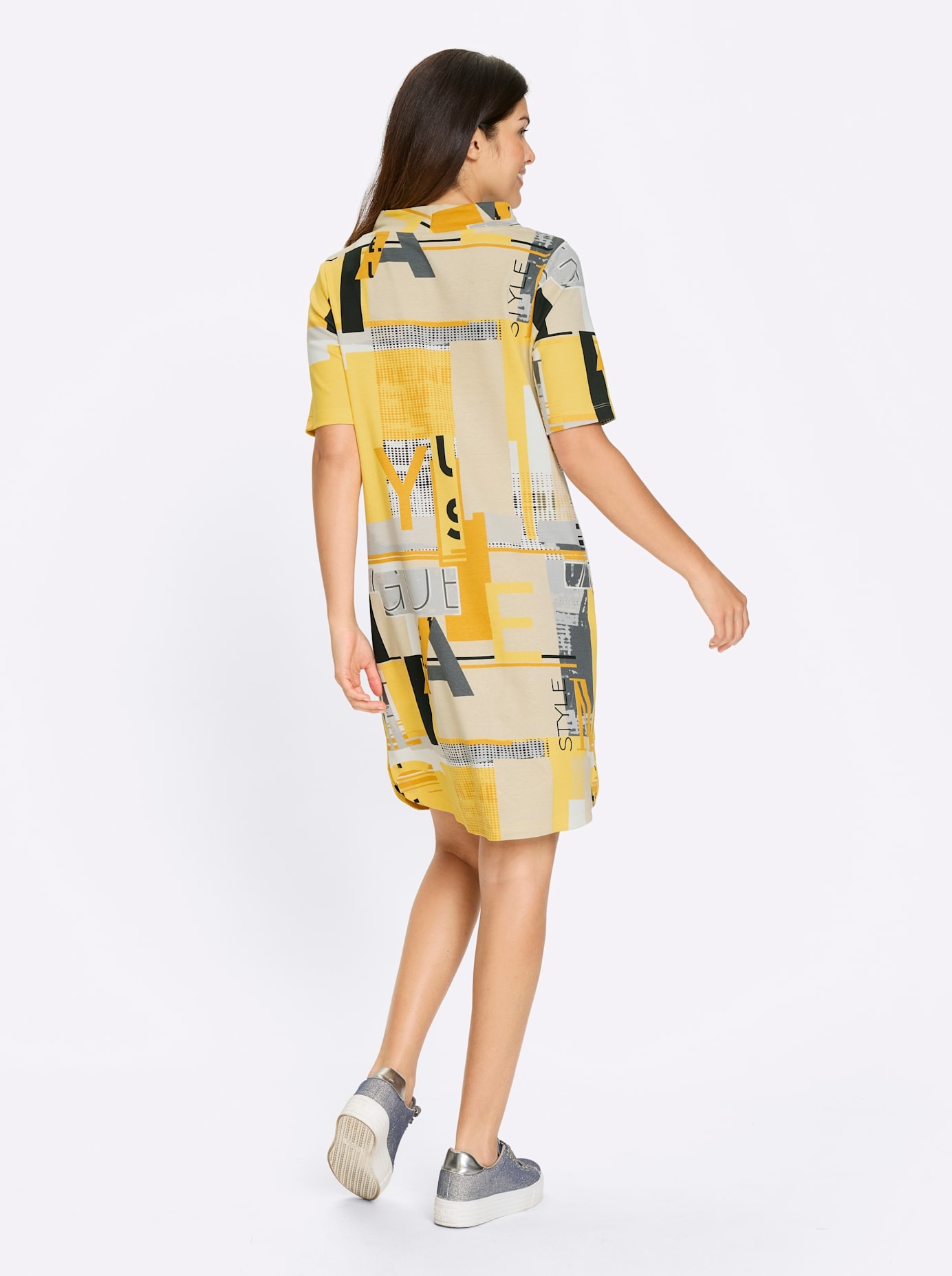 Classic Basics Robe en sweat »Jersey-Kleid« Poches pour les mains