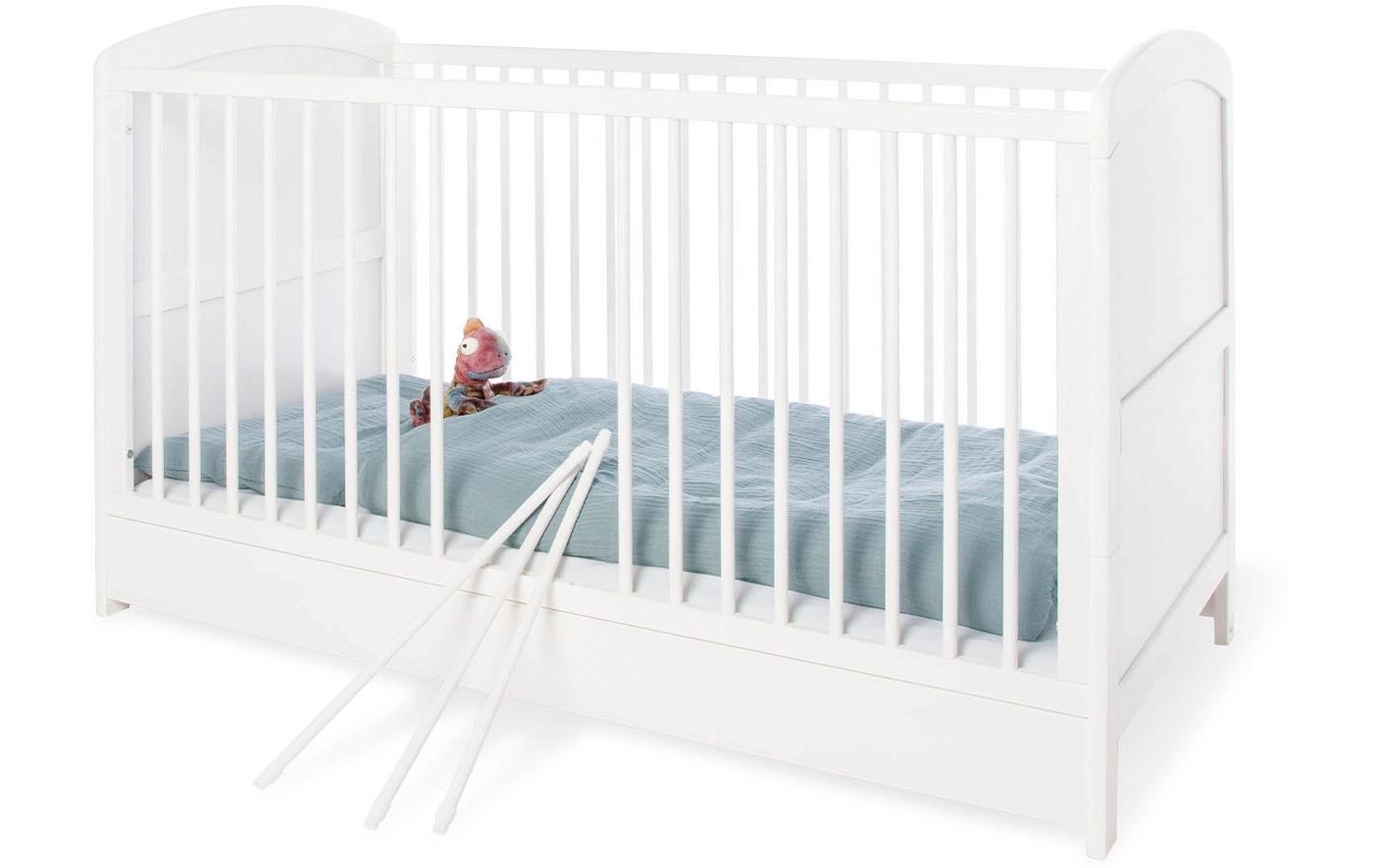 Pinolino® Babybett »Laura Weiss 70 x 140 cm«, (1 tlg.)
