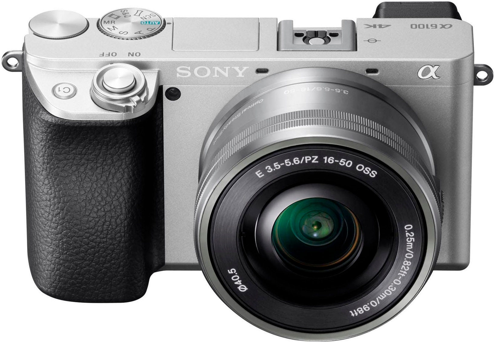 Sony Kompaktkamera »Alpha 6100 + 16-50mm Objektiv« , 24,2 , Bluetooth