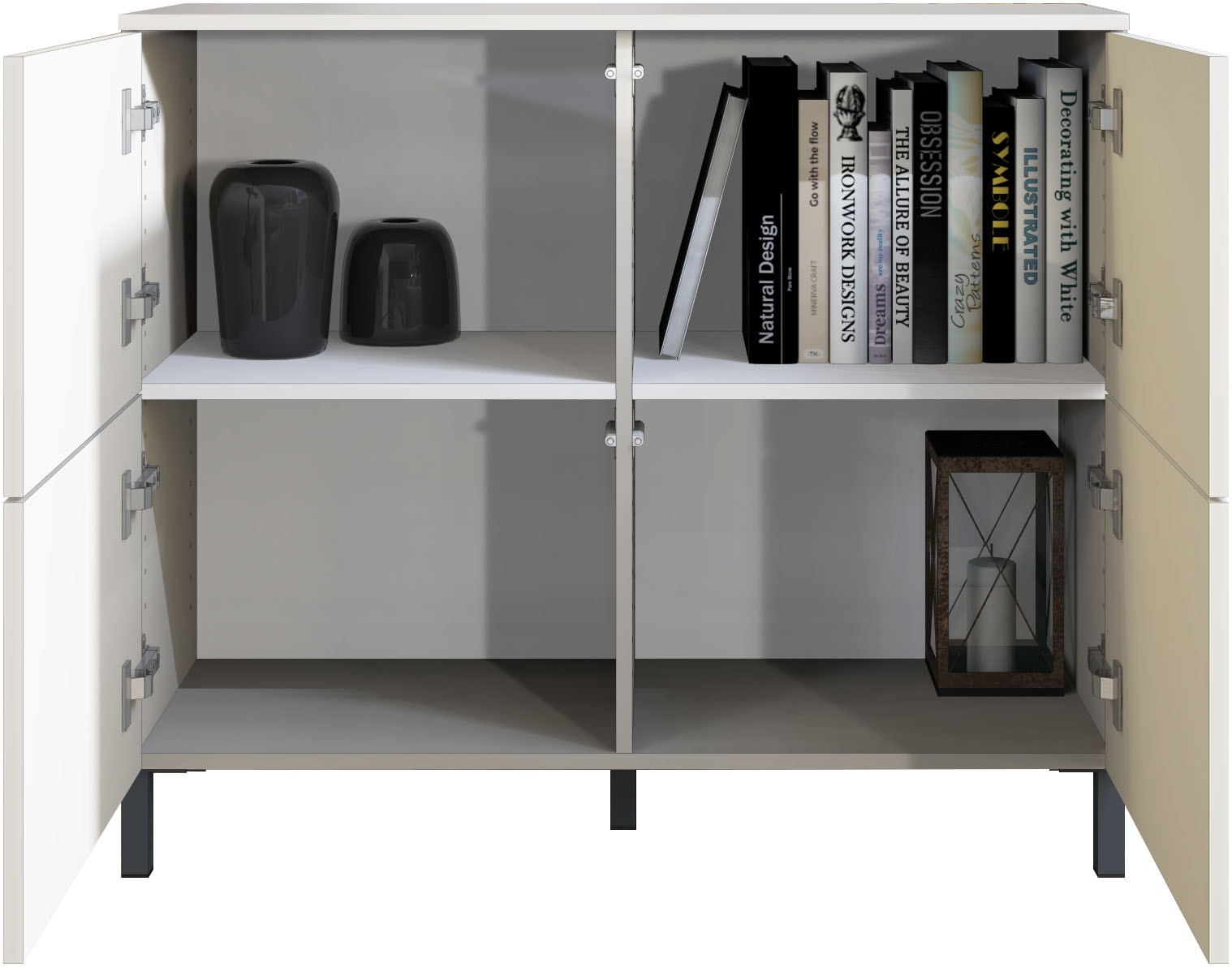 borchardt Möbel Kommode »Haama« Drucköffner (Push-To-Open), höhenverstellbarer Einlegeboden