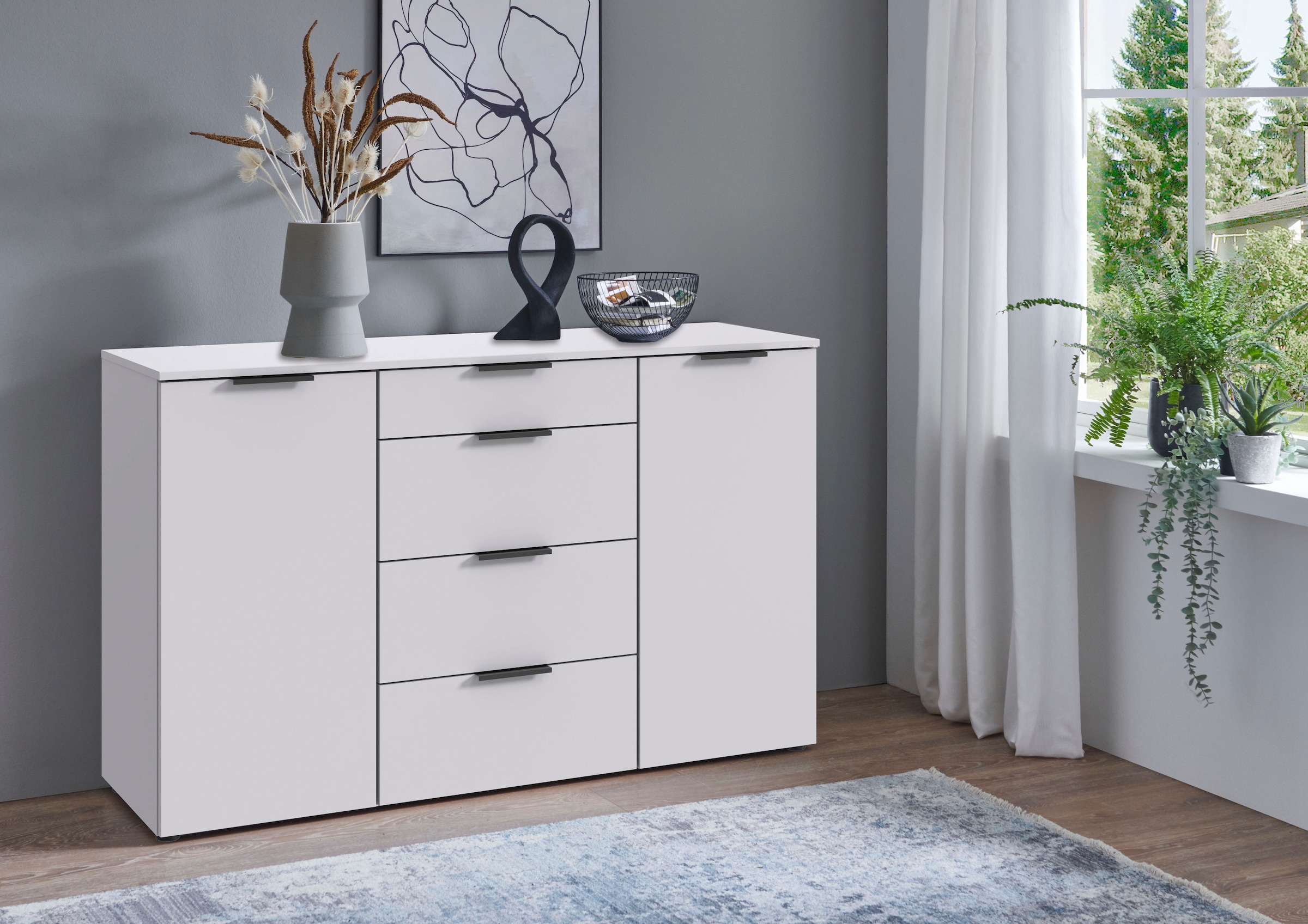 Wimex Kombikommode »Oxford by fresh to go, mit Schubladen, in 2 Grössen«, (81 oder 135cm breit, 92cm hoch, 41cm tief), Mit Soft-close Beschlägen, Kommode Made in Germany