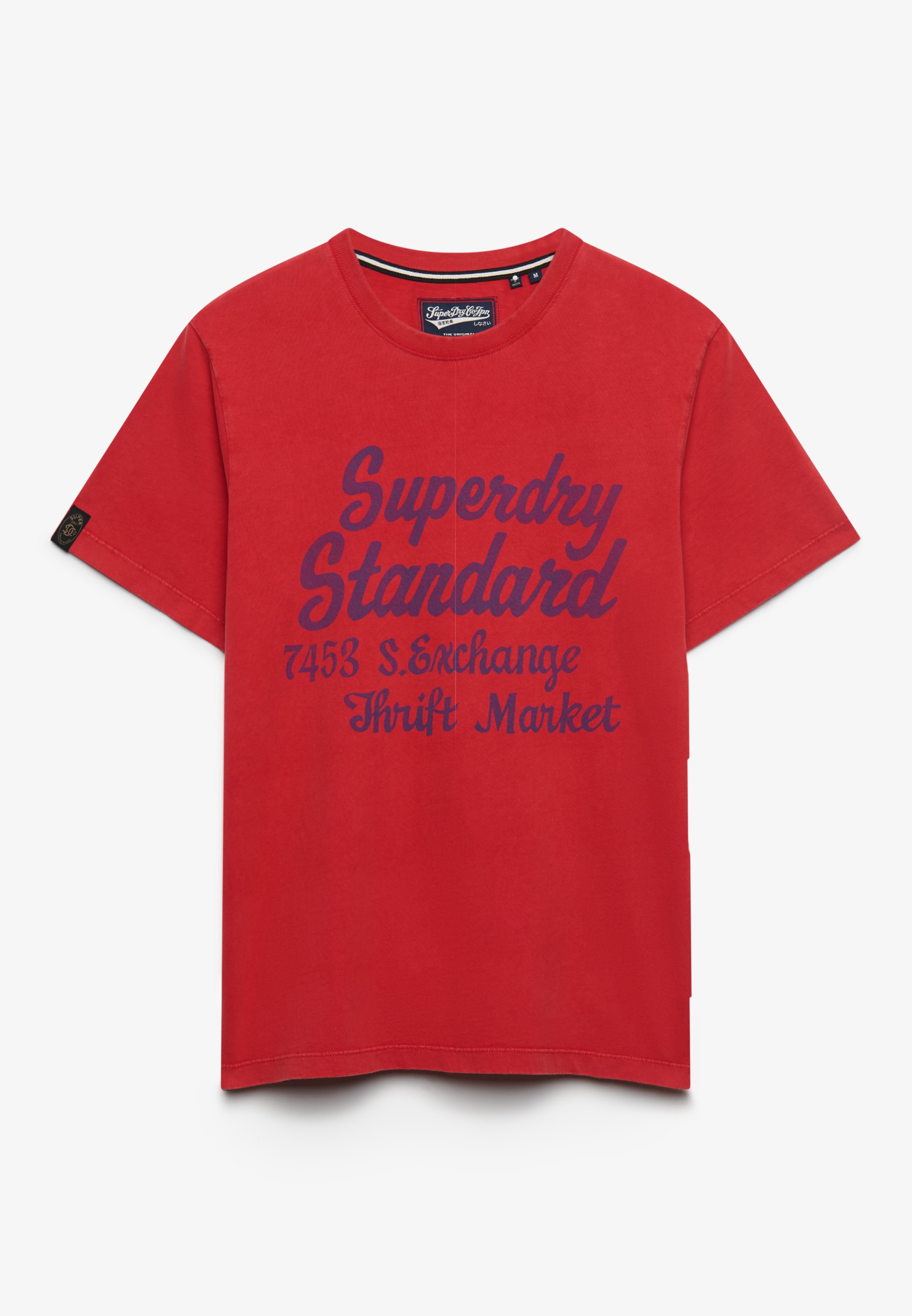 Superdry Rundhalsshirt »VINTAGE SCRIPT TEE« Baumwolle, relaxed fit