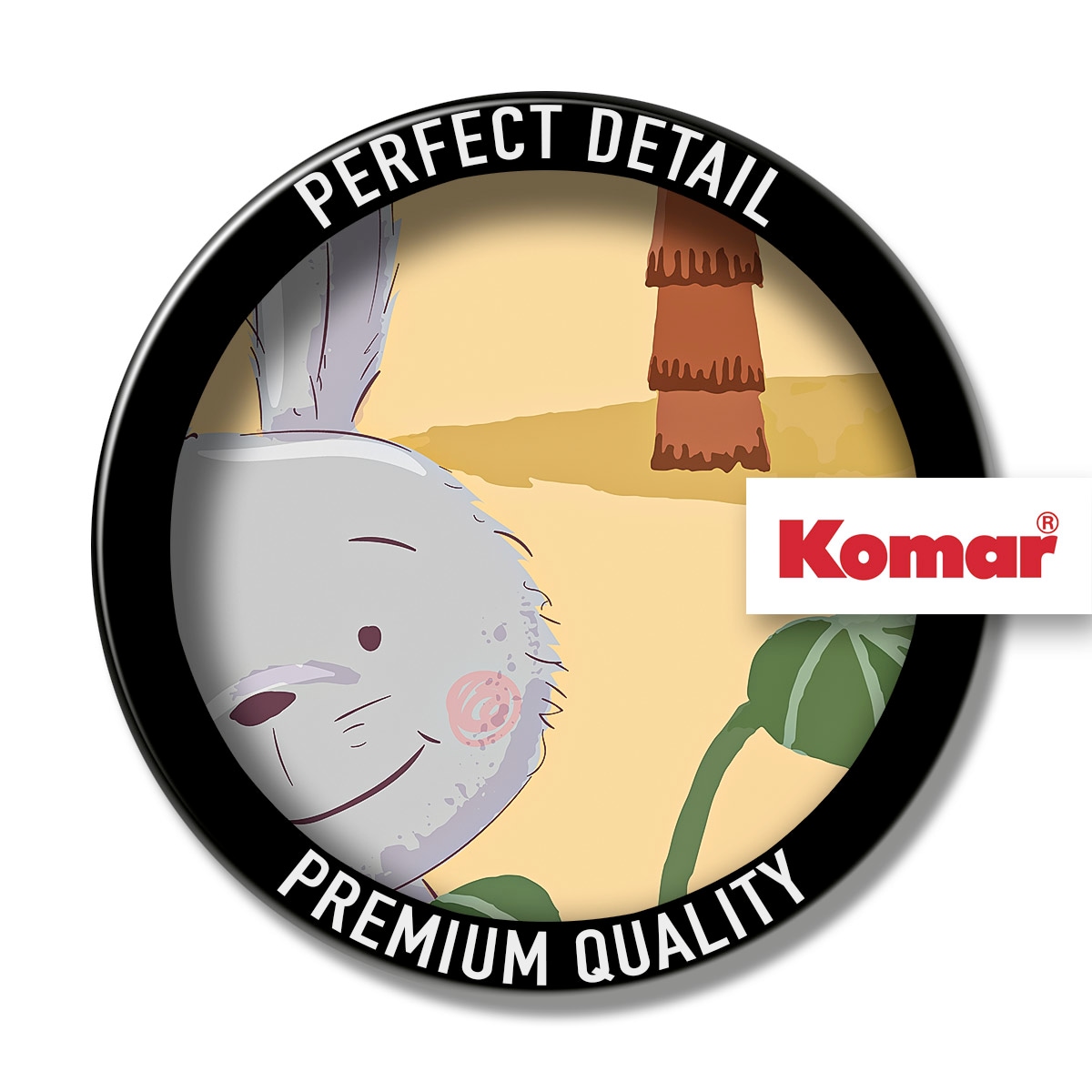 Komar Leinwandbild »Rabbit Food - Grösse 30 x 30 cm« Natur 1 Stk. tlg. Keilrahmenbild mi Echtholzrahmen