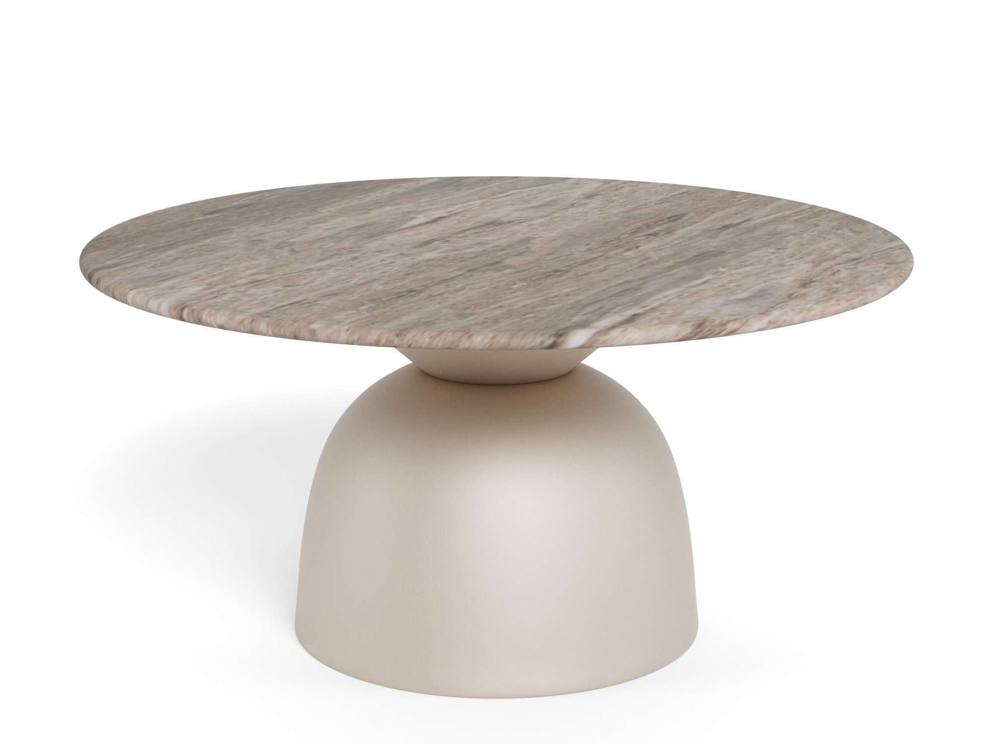 ACTONA GROUP Couchtisch »Ferrol, Tisch, Beistelltisch« grau, Marmor, Säule, 80x42cm