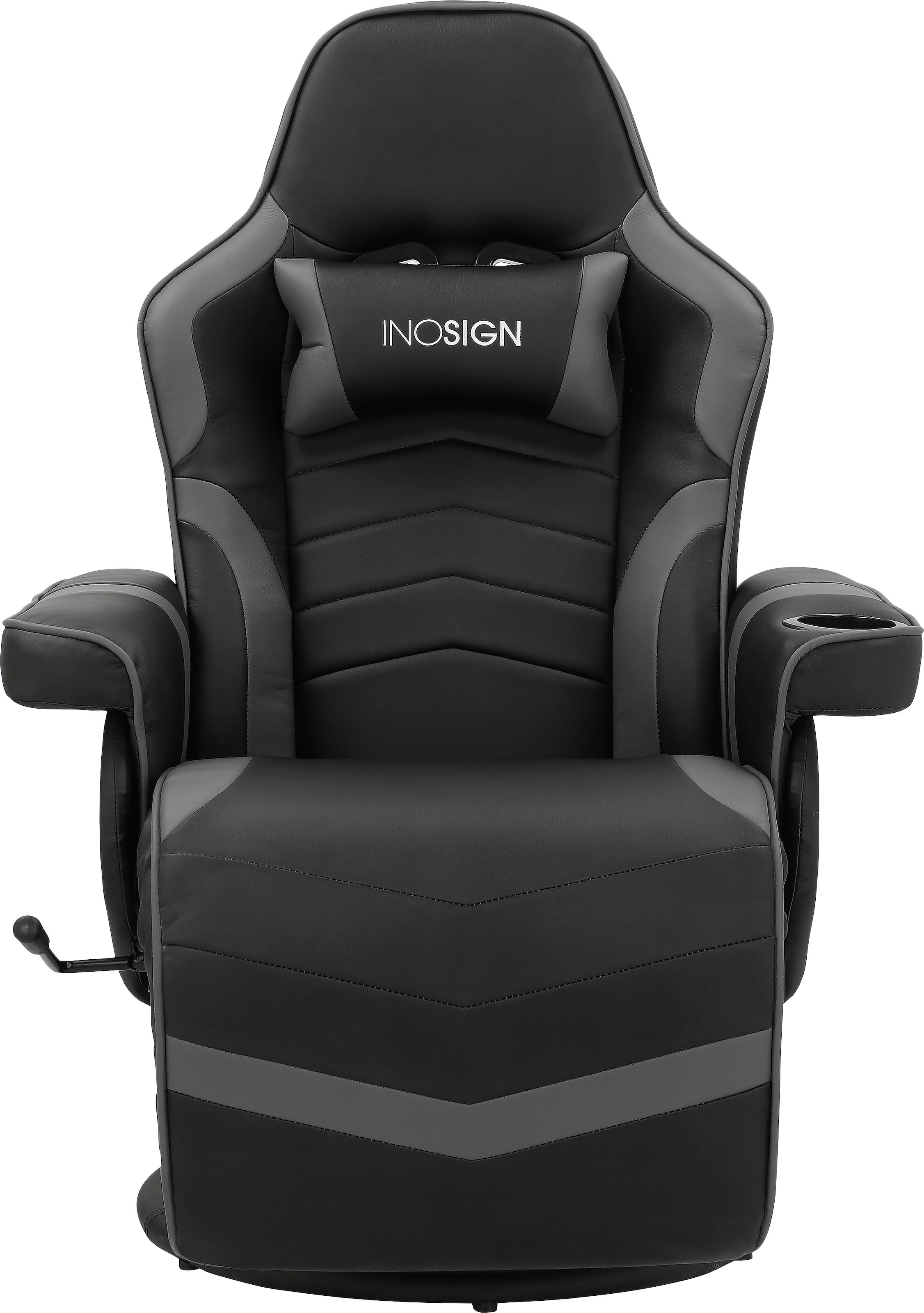 INOSIGN Relaxsessel »Liljana«, Drehfunktion,1 Kissen zur Kopfstütze, Metallgestell, Sitzhöhe 47 cm