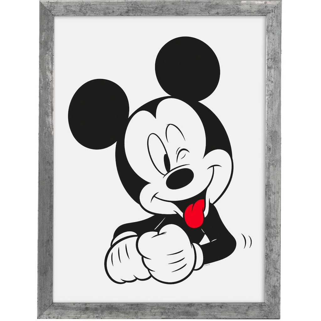 Komar Bild mit Rahmen »Mickey Mouse«