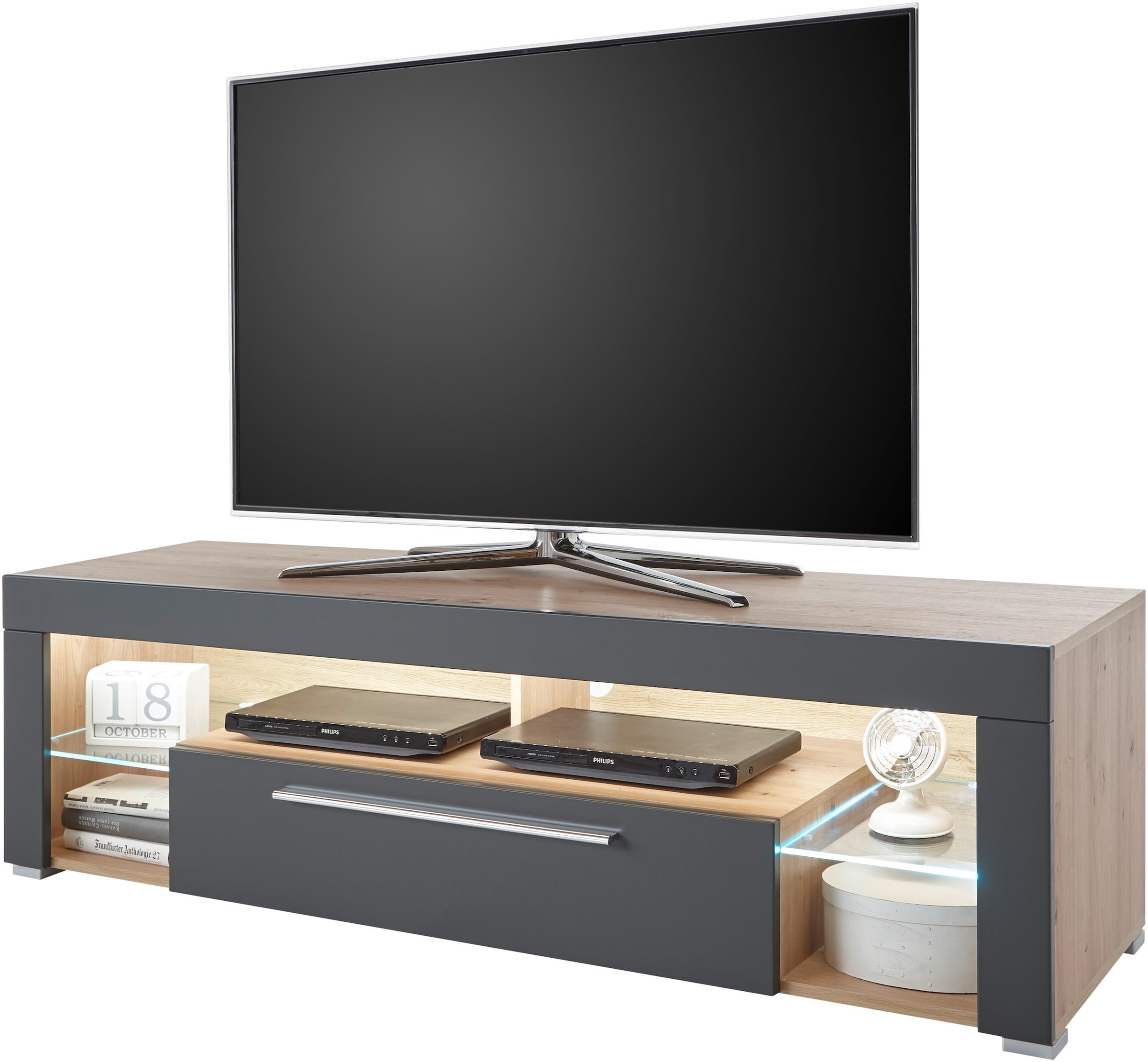 Image of Stolkom TV-Schrank "Goal" Oberboden bis 25 kg belastbar, 1 Klappe mit Griff