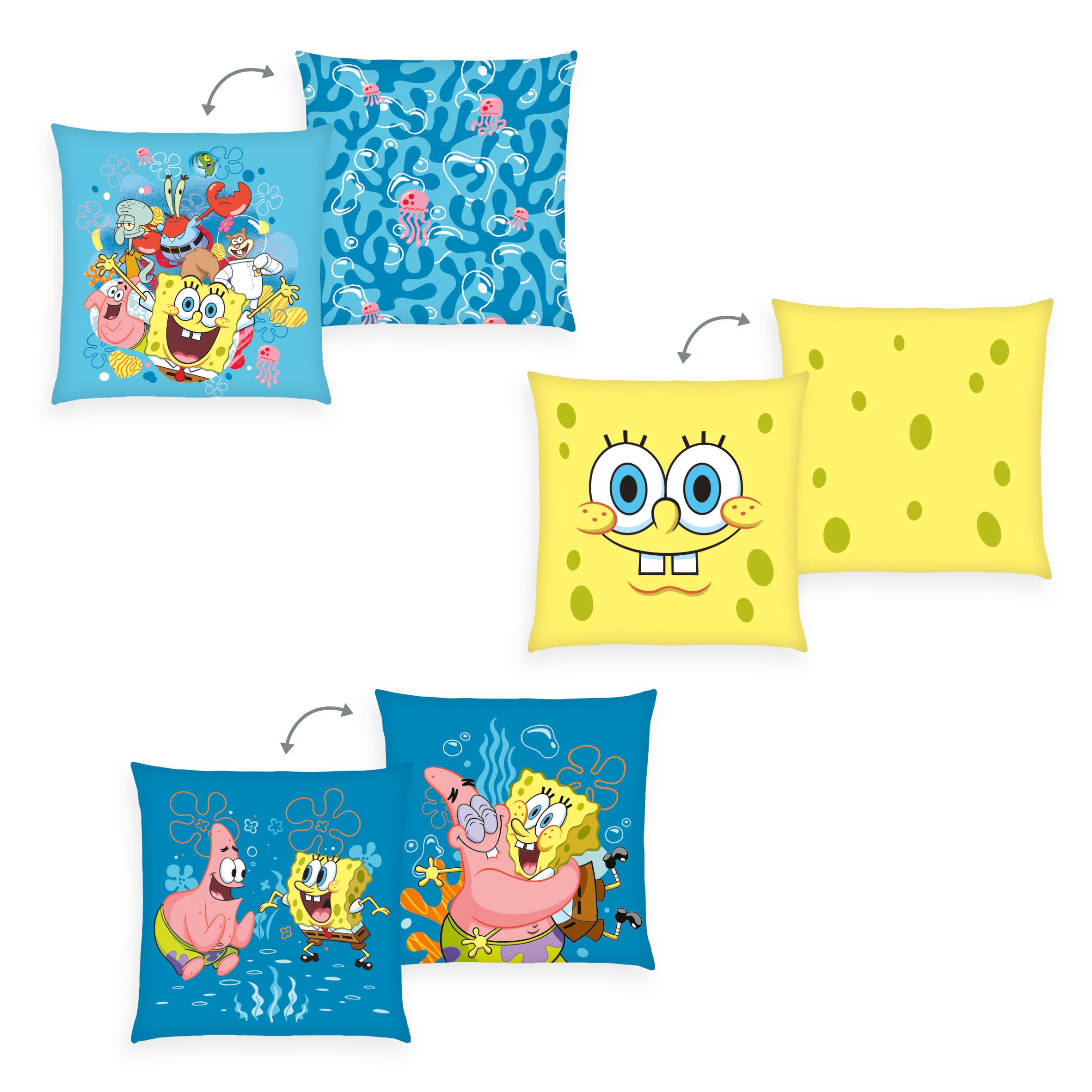 Image of Sponge Bob Dekokissen "Sponge Bob" hochfarbig bedruckt