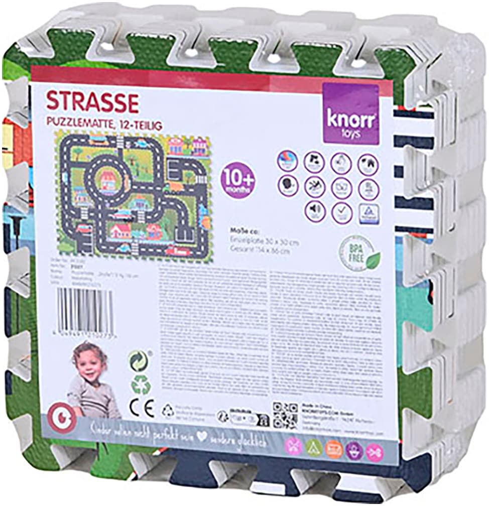 Knorrtoys® Puzzle »Strasse«, Puzzlematte, Bodenpuzzle