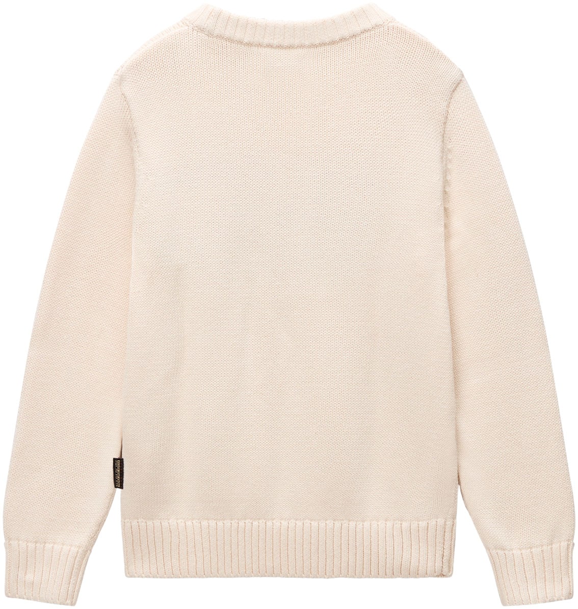 Napapijri Strickpullover, Rundhals, Rippbündchen