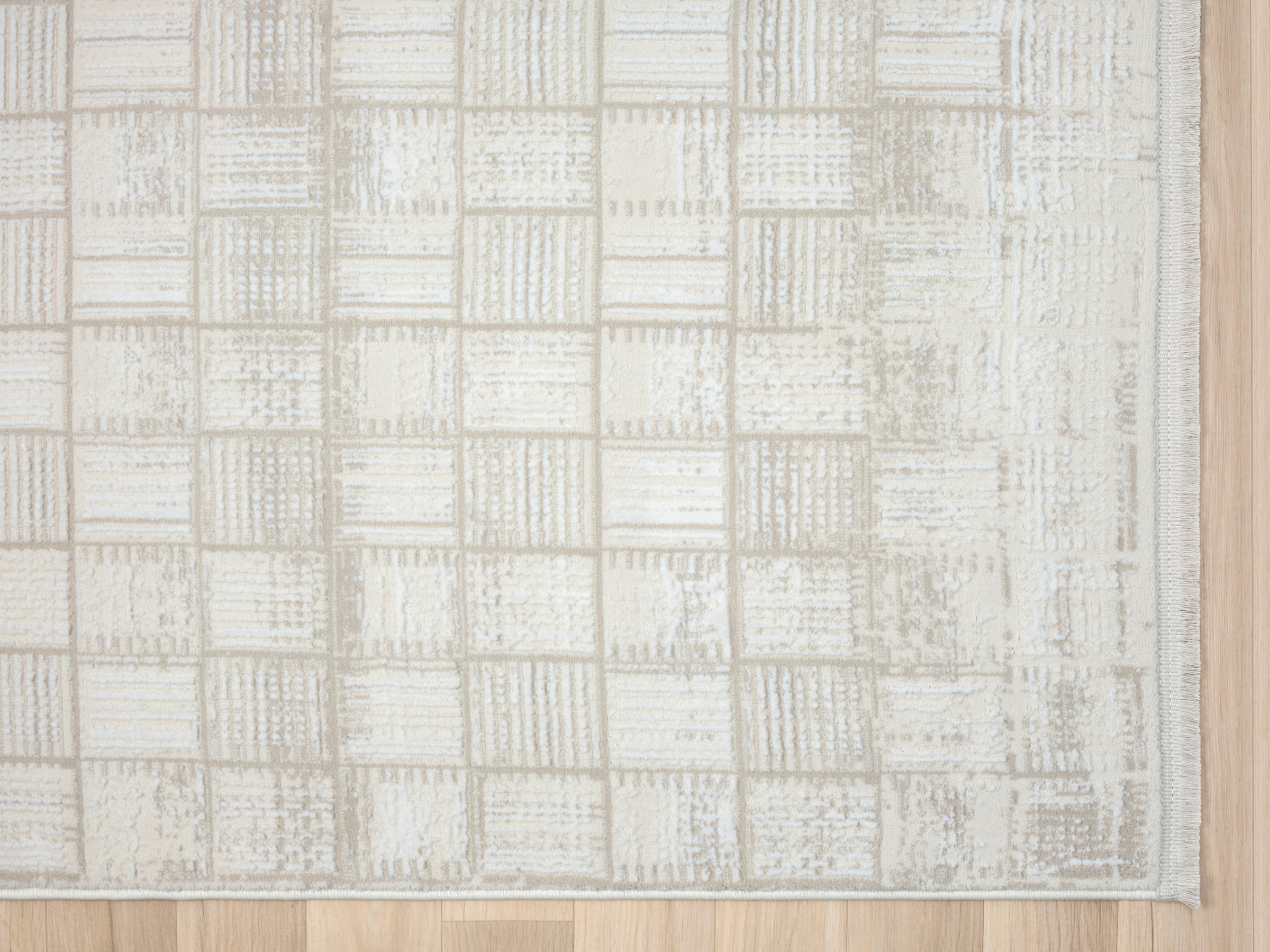 Myflair Möbel & Accessoires Teppich »My Wonder, LAGERRÄUMUNG!« rechteckig 10 mm Höhe Kurzflor, Retro-Style, besonders weich durch Microfaser, mit Fransen