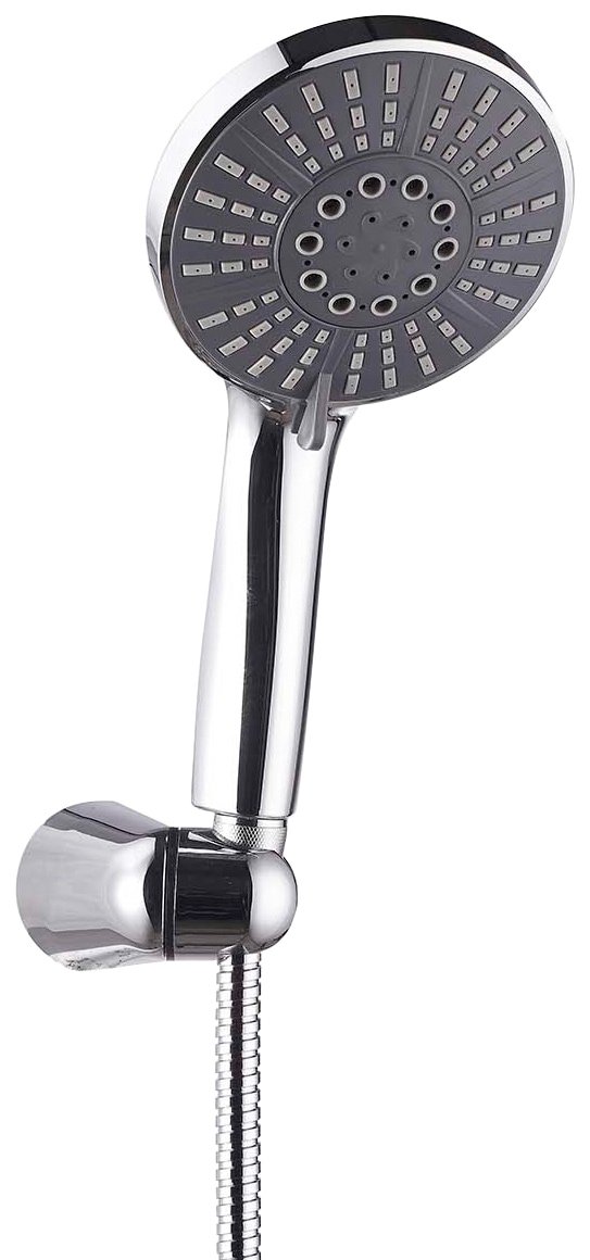 Image of Schütte Handbrause "Adria" Set, mit Wasserstop-Funktion inkl. Schlauch und Halterung, 4 Funktionen