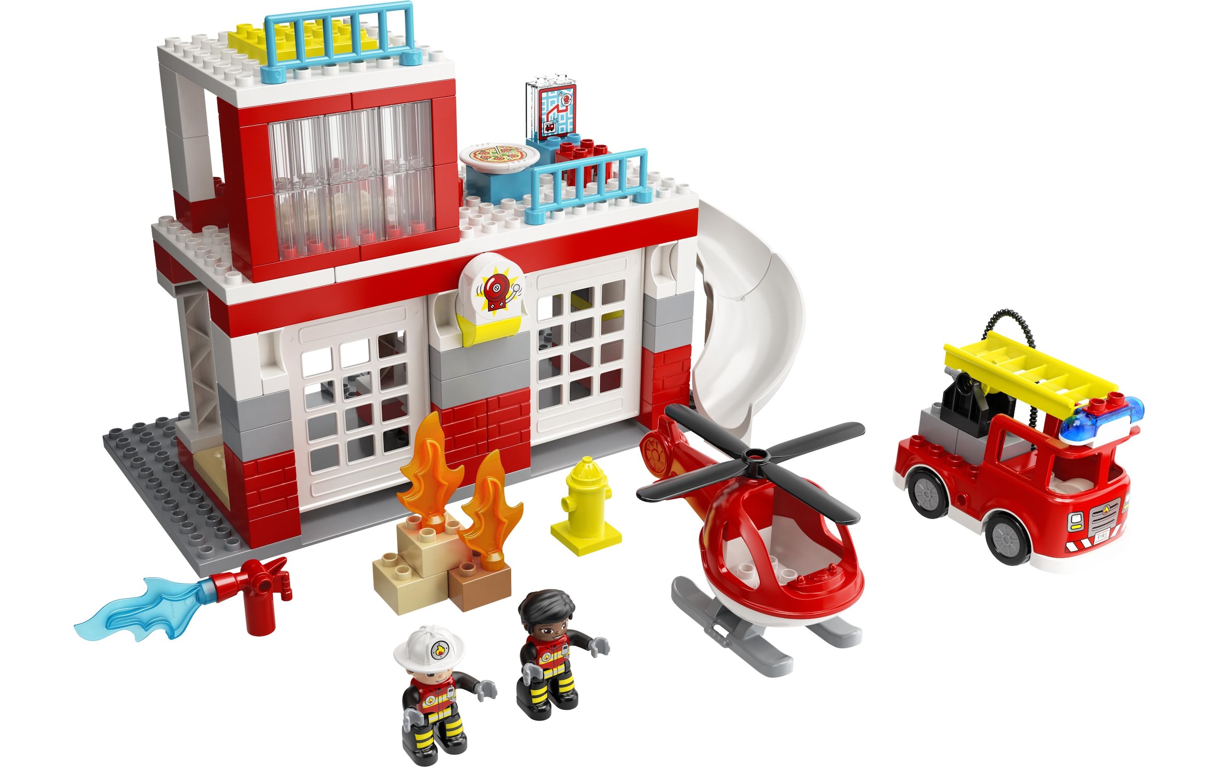 LEGO® Spielbausteine »LEGO DUPLO Feuerwehrwache mit Hub«, (117 St.)