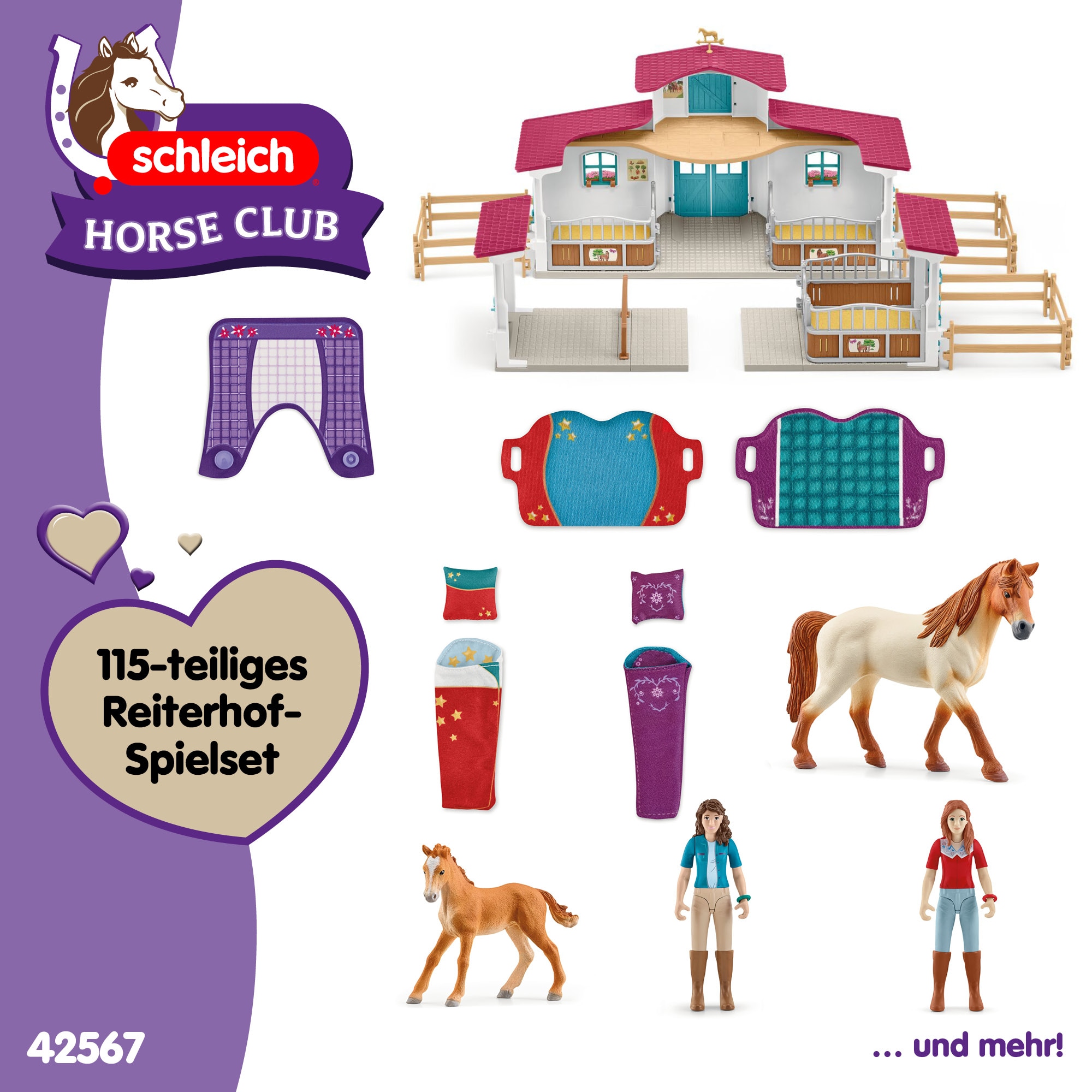 Schleich® Spielwelt »HORSE CLUB, Reiterhof (42567)«