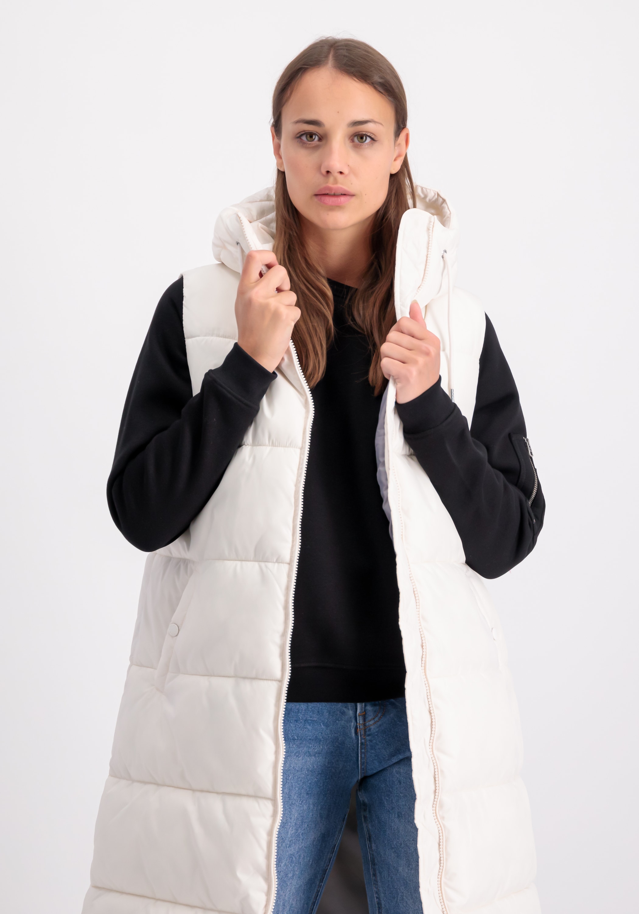 Alpha Industries Blouson »Alpha Industries Women - Vests Long Puffer Vest Wmn«