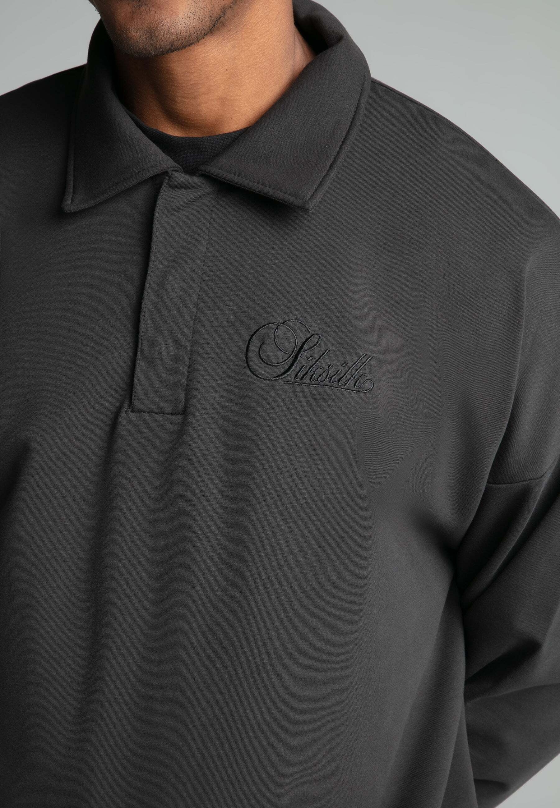 Siksilk Sweatshirt »Siksilk Sweatshirt Polo Sweater«