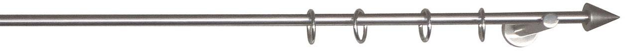 Image of indeko Gardinenstange »Kegel«, 1 läufig-läufig, Wunschmasslänge, edelstahlfarben bei Ackermann Versand Schweiz
