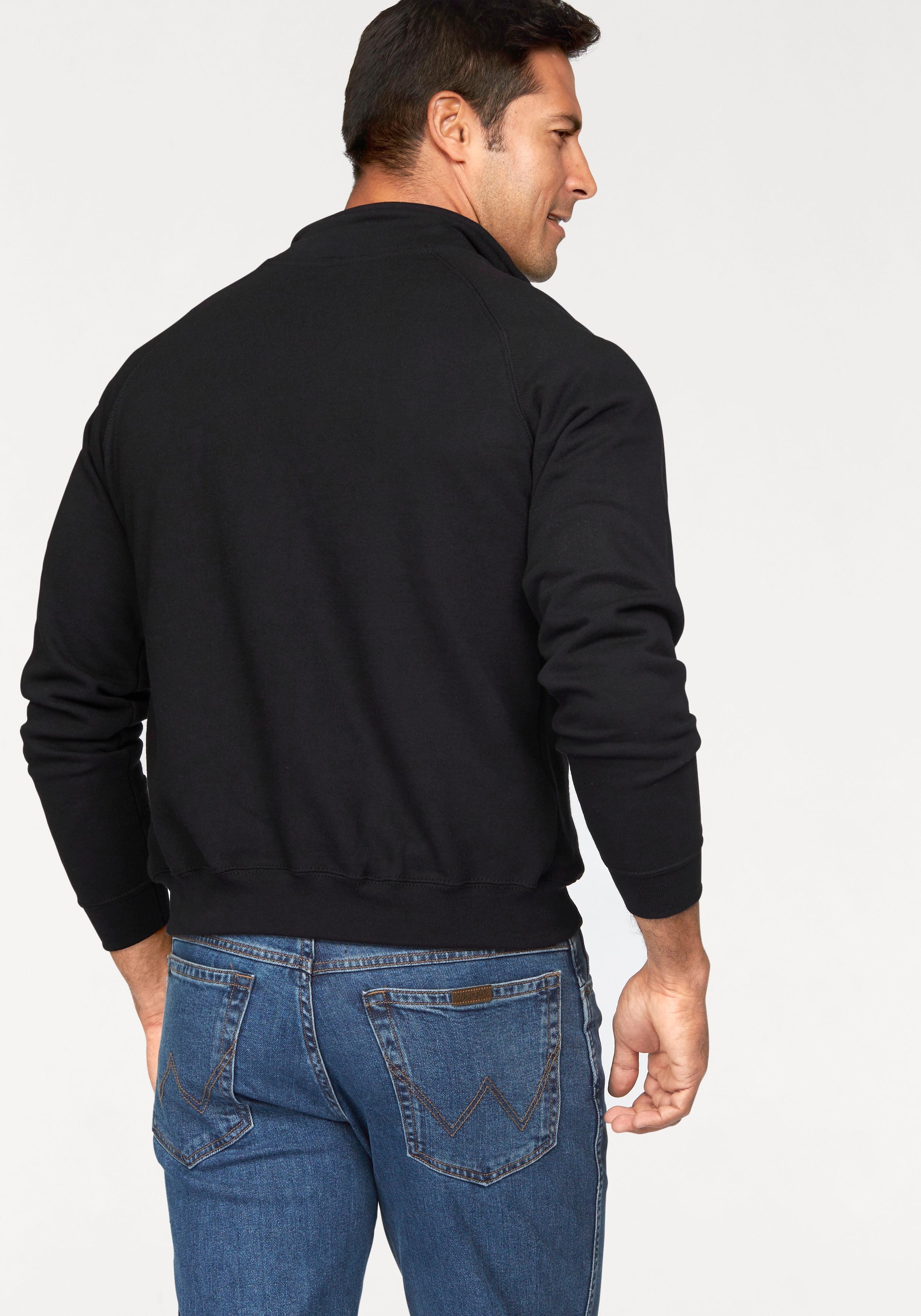 Fruit of the Loom Sweatshirt, mit Reissverschluss