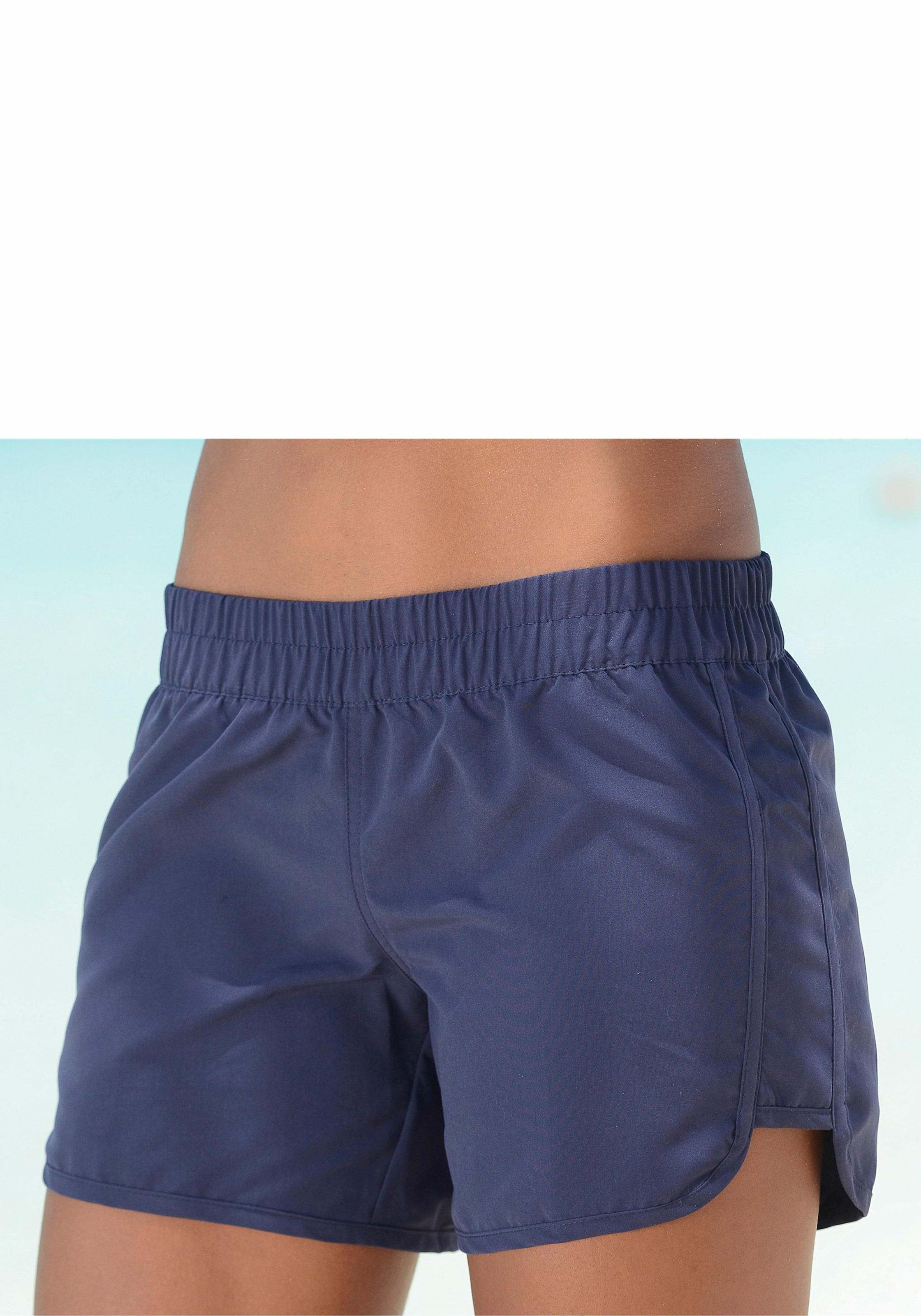 Badeshorts, elastisches Bündchen, mit Gesässtasche, softe Microfaser-Qualität