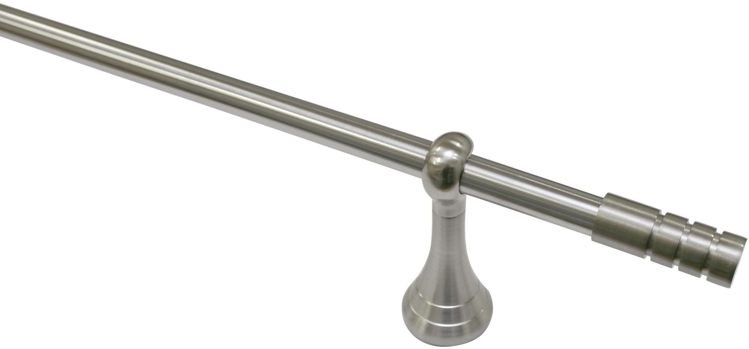 Image of GARDINIA Gardinenstange »Gardinenstangen Set Metall«, 1 läufig-läufig, Fixmass, Serie Pinto bei Ackermann Versand Schweiz