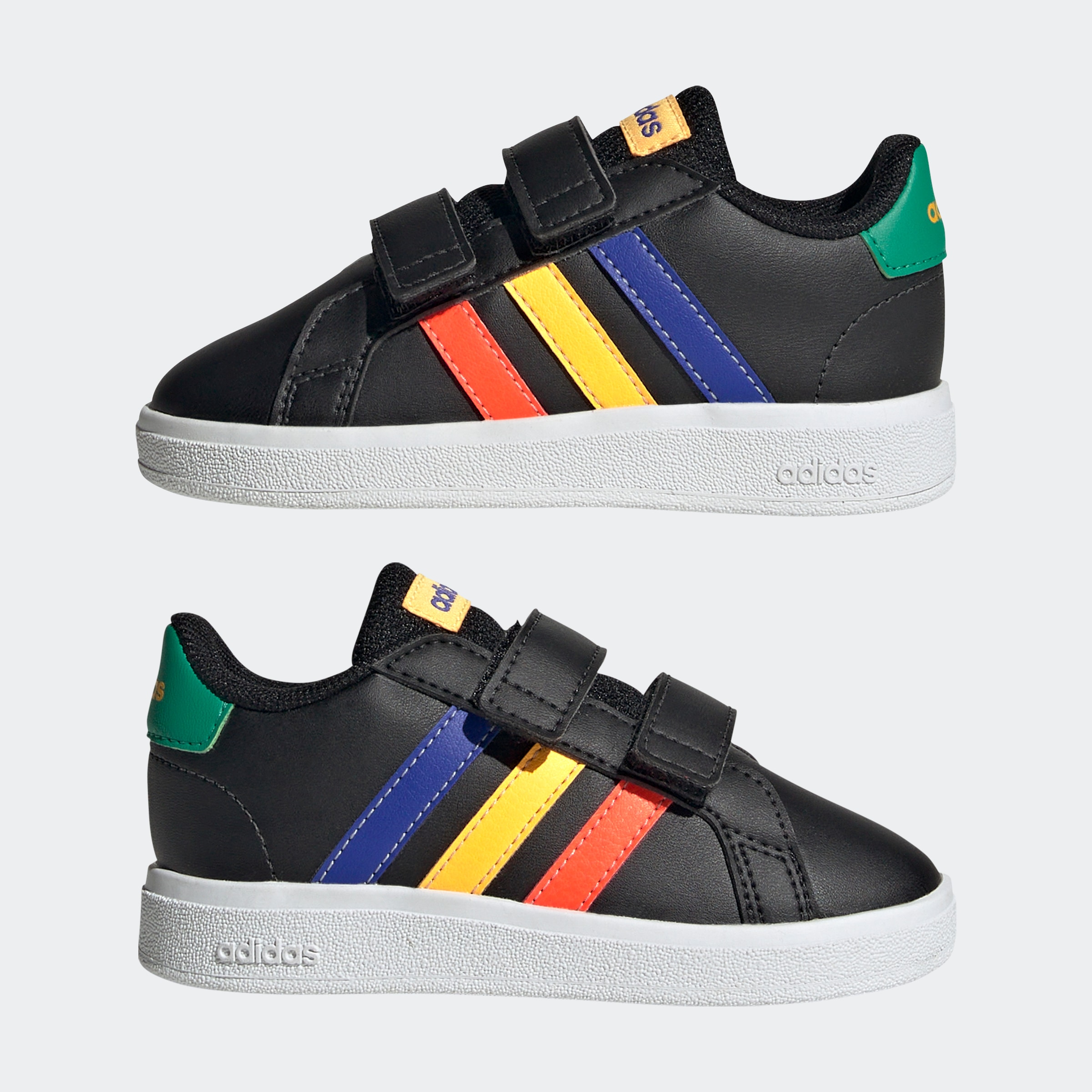 adidas Sportswear Sneakers »GRAND COURT LIFESTYLE HOOK AND LOOP«  für Kinder, Design auf den Spuren des adidas Superstar