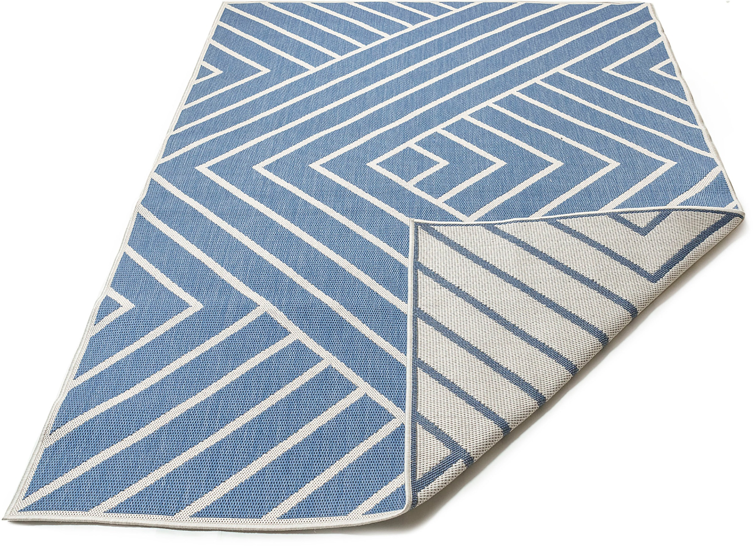 Image of andas Teppich »Raisa«, rechteckig, 7 mm Höhe, In- und Outdoor geeignet, Wendeteppich, auch für Wohnzimmer, Schlafzimmer, Esszimmer geeignet bei Ackermann Versand Schweiz