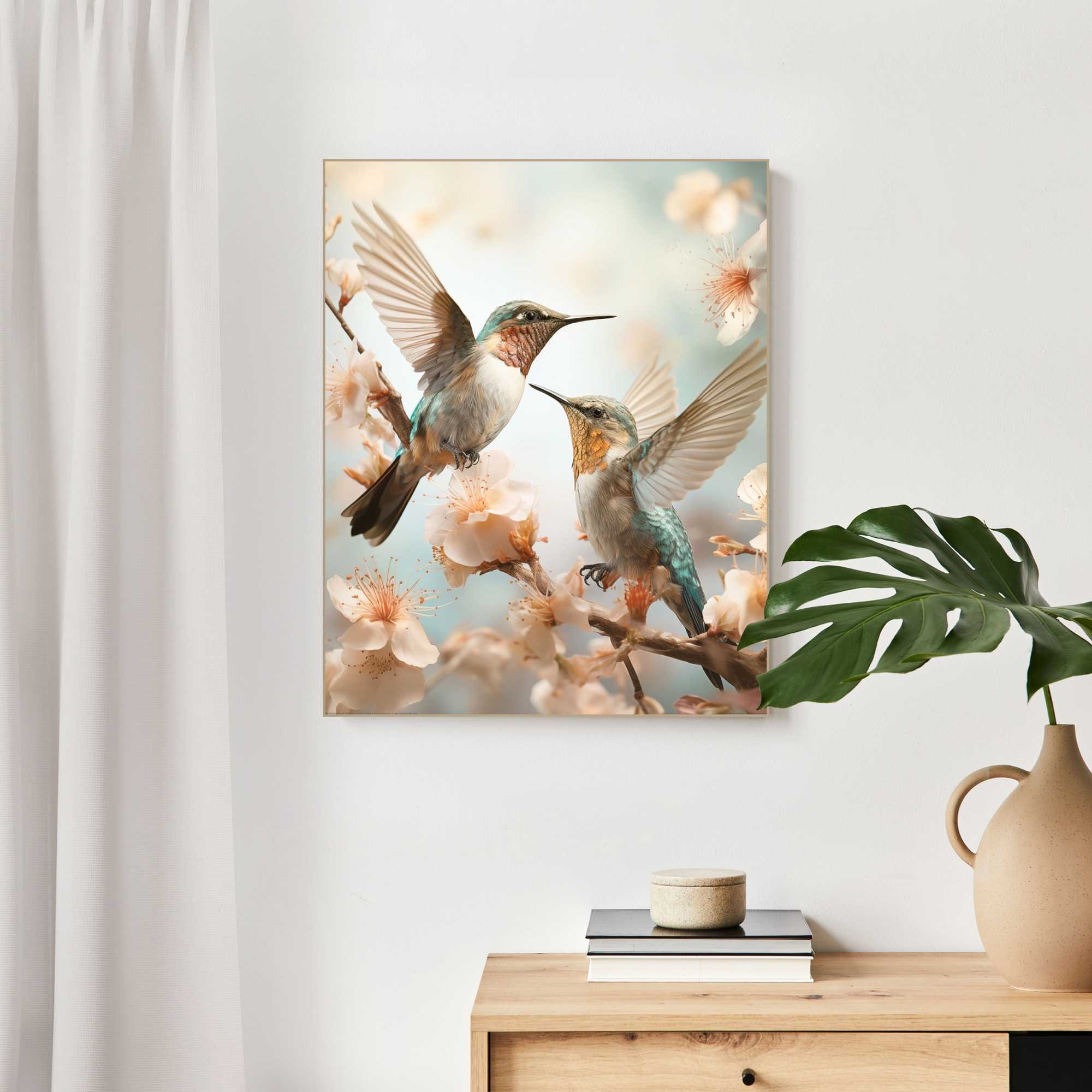 Image of Reinders Wandbild "Spring Birds"
