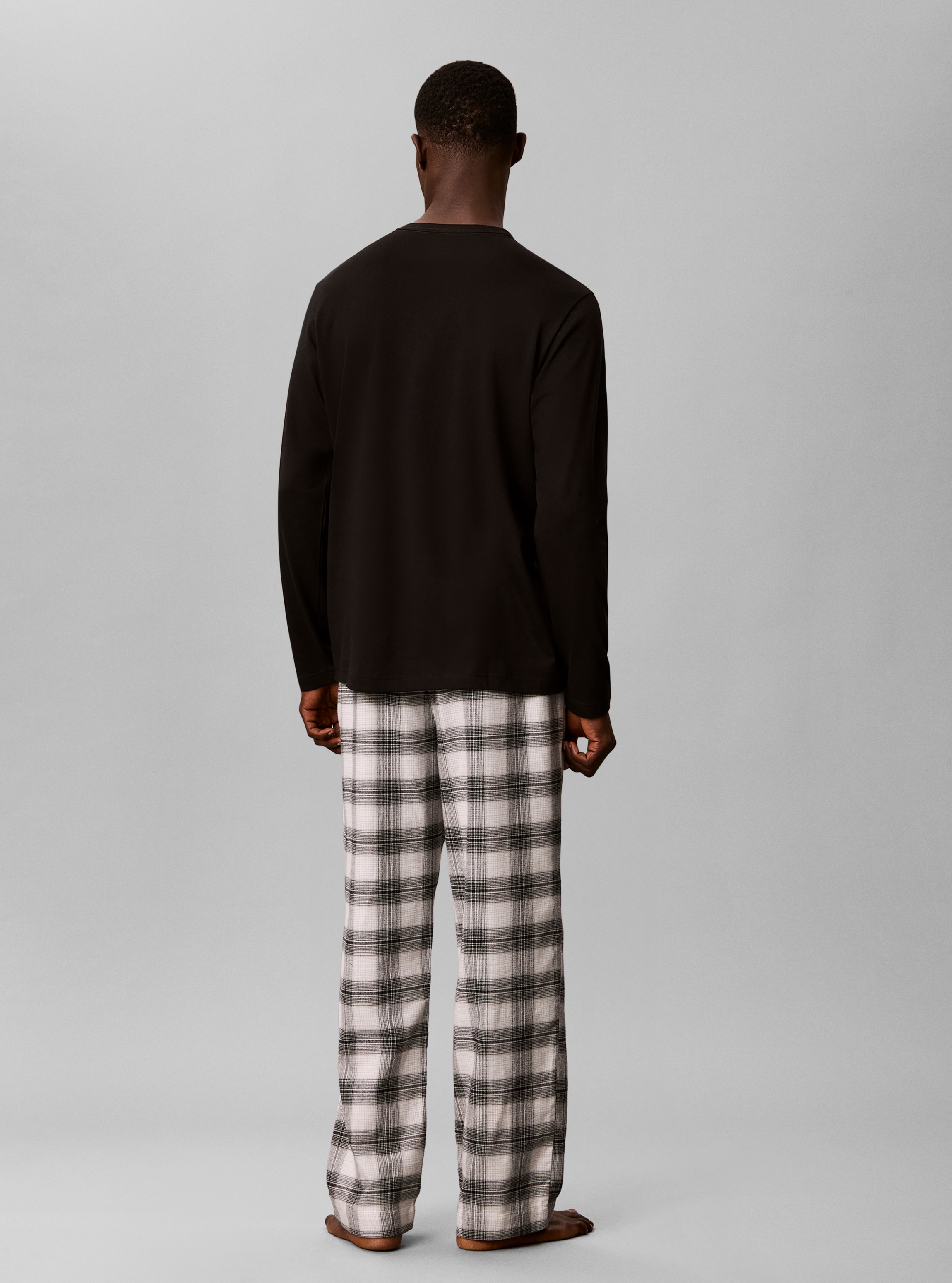 Calvin Klein Underwear Pyjama »LS TEE PANT SET« Avec ceinture élastique