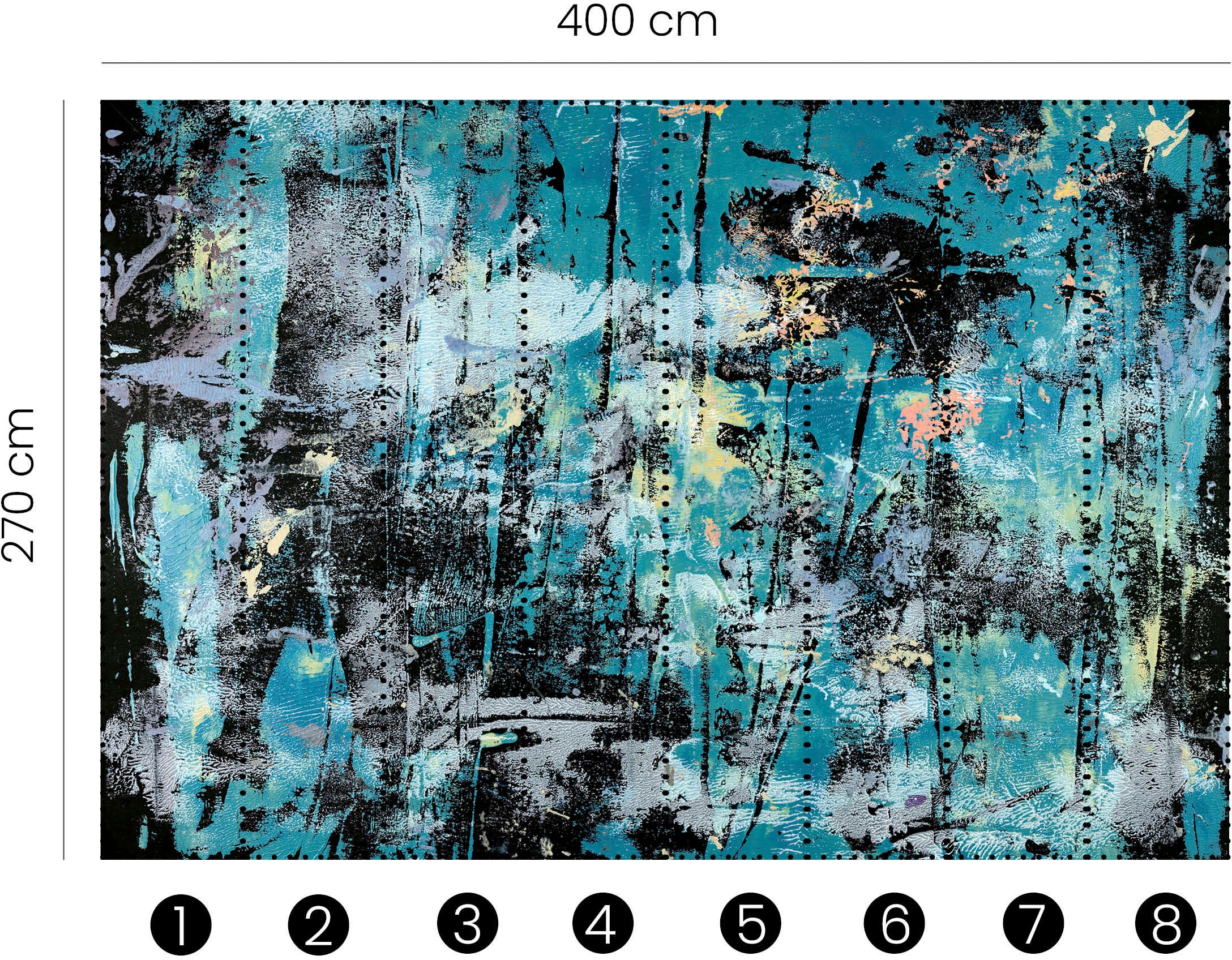 Fashion for walls Papier peint photo »Into the blue« Phthalate frei