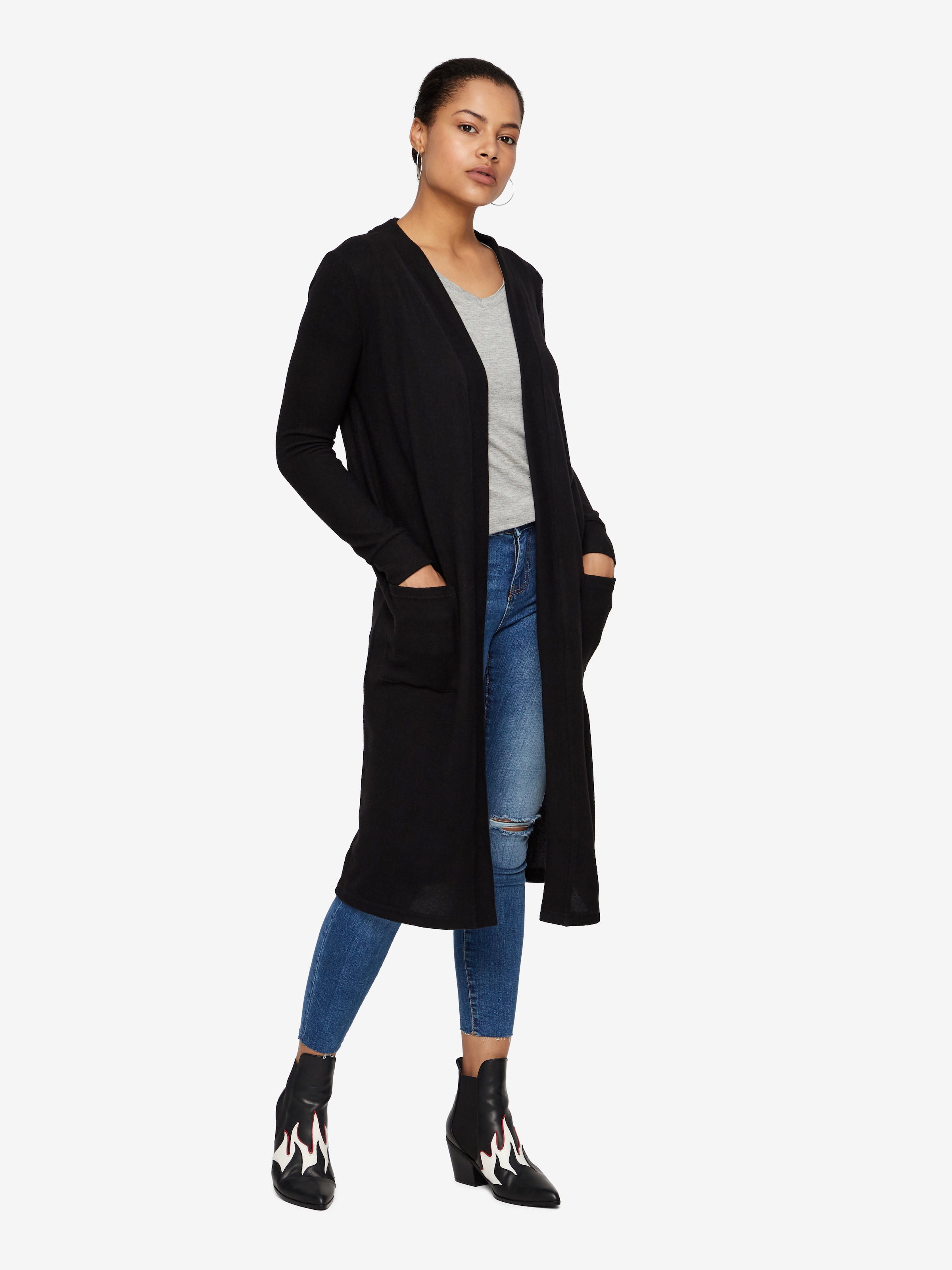 Noisy may Longstrickjacke »NMCITY L/S LONG CARDIGAN NOOS«