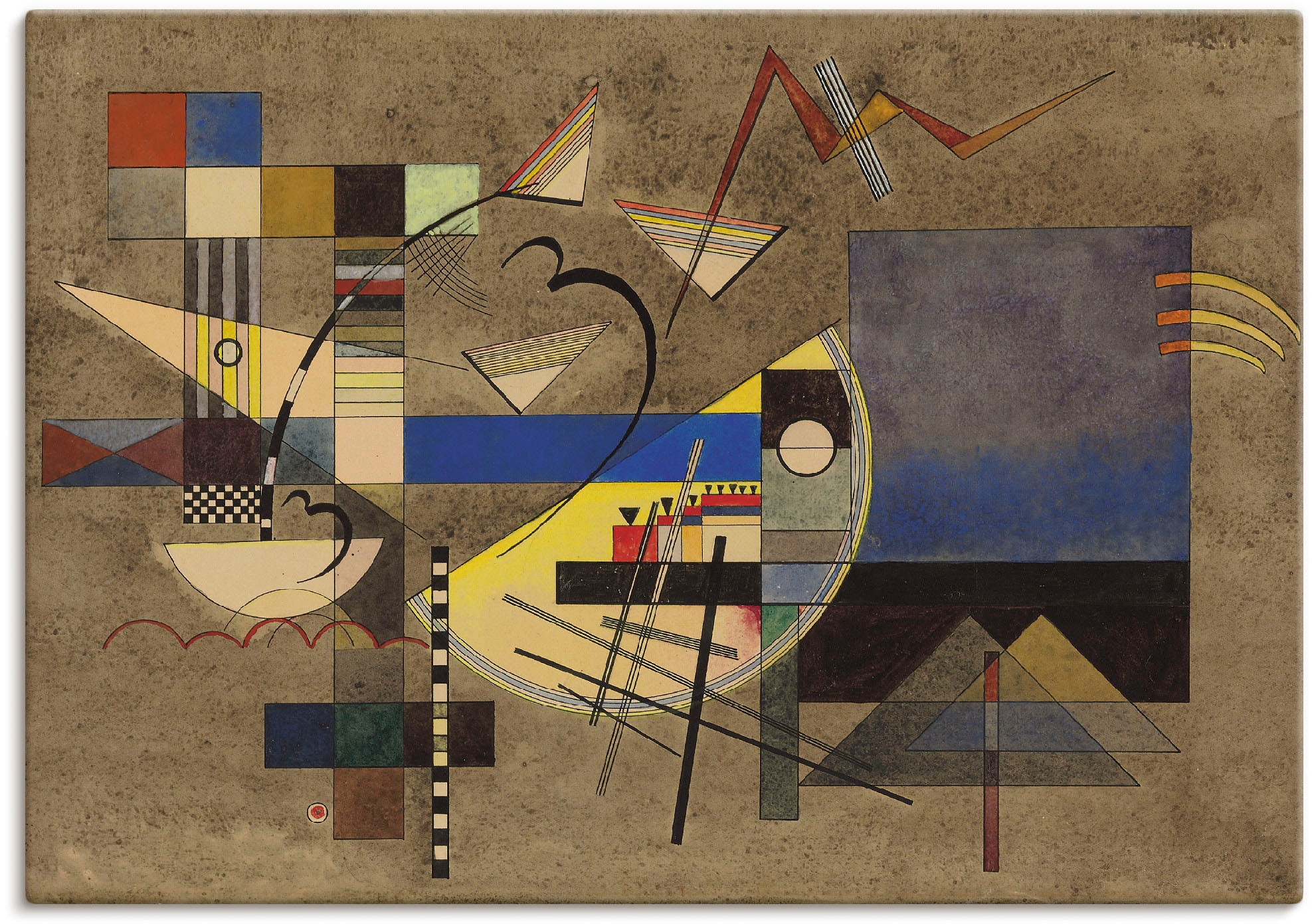 Image of Artland Leinwandbild "Festes III. 1925" Muster 1 Stk. tlg. auf Holzrahmen gespannt