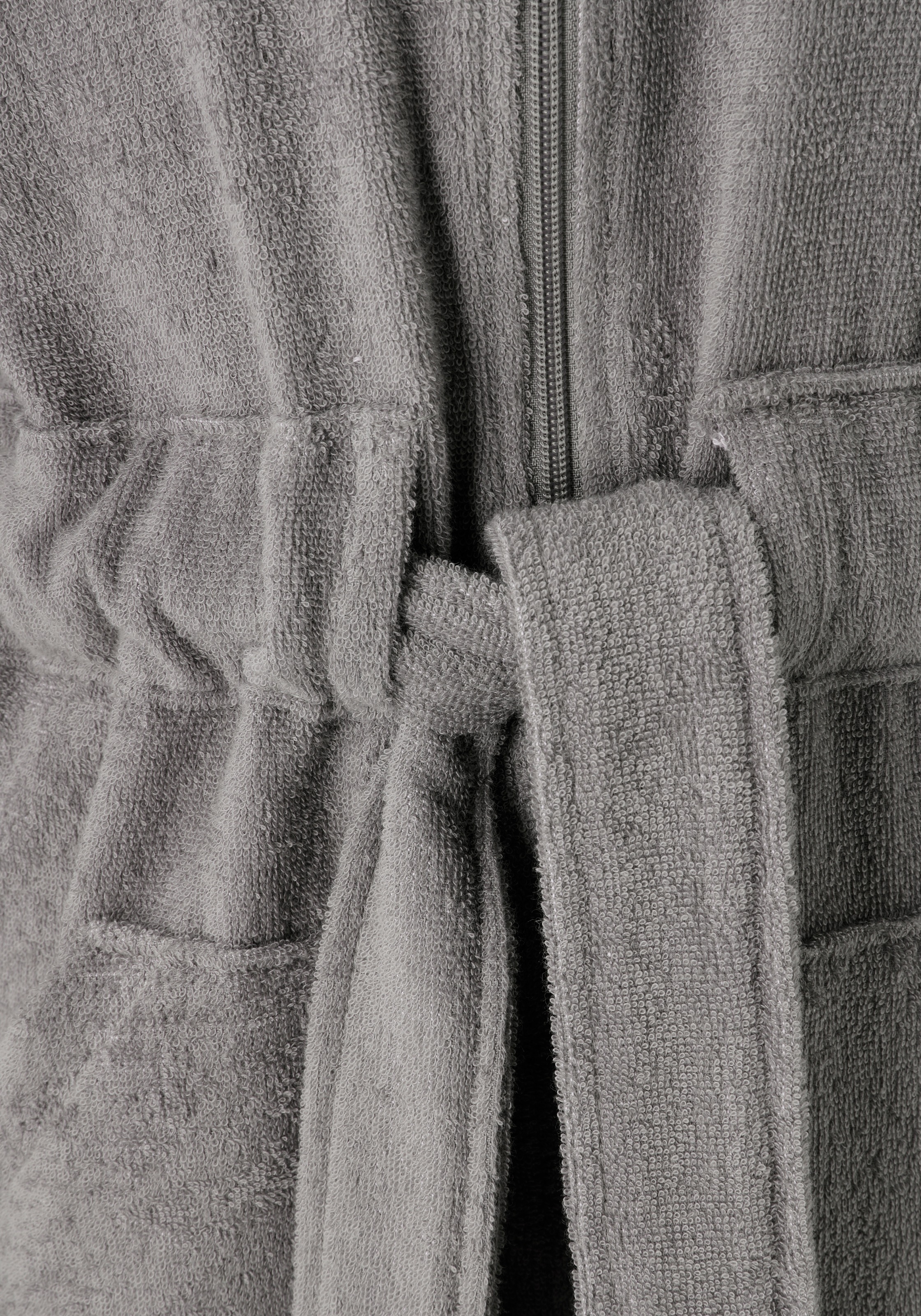 GOODproduct Damenbademantel »Sennia, ideal für Sauna & Spa, Hotelbademantel, Morgenmantel« 2 Stk. Steifendetails, 100% Baumwolle, mit GRATIS-Zugabe: 1x Turban-Handtuch