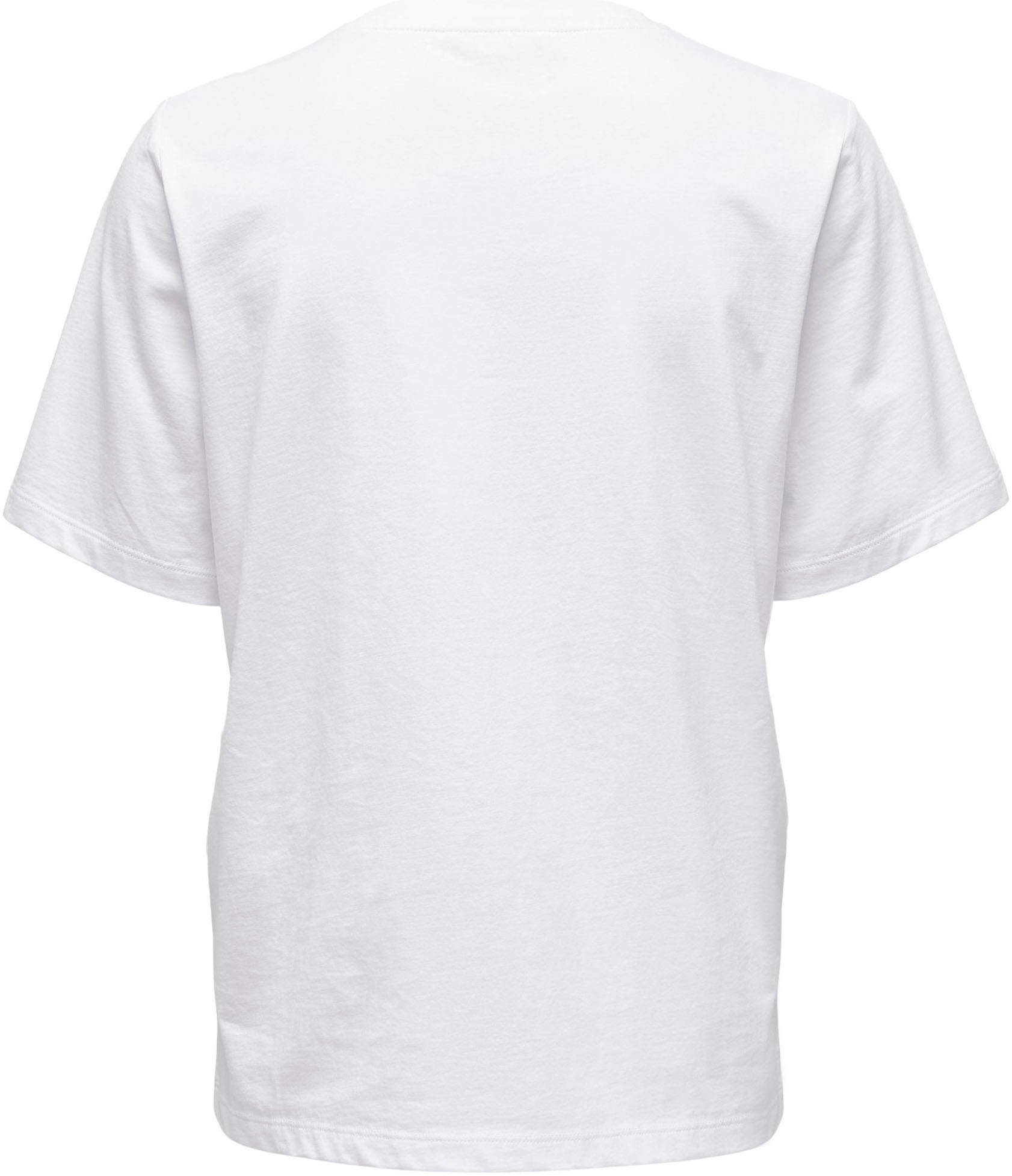 ONLY Kurzarmshirt »ONLONLY S/S TEE JRS NOOS« regular fit, casual, Single Jersey, Baumwolle, Rundhals