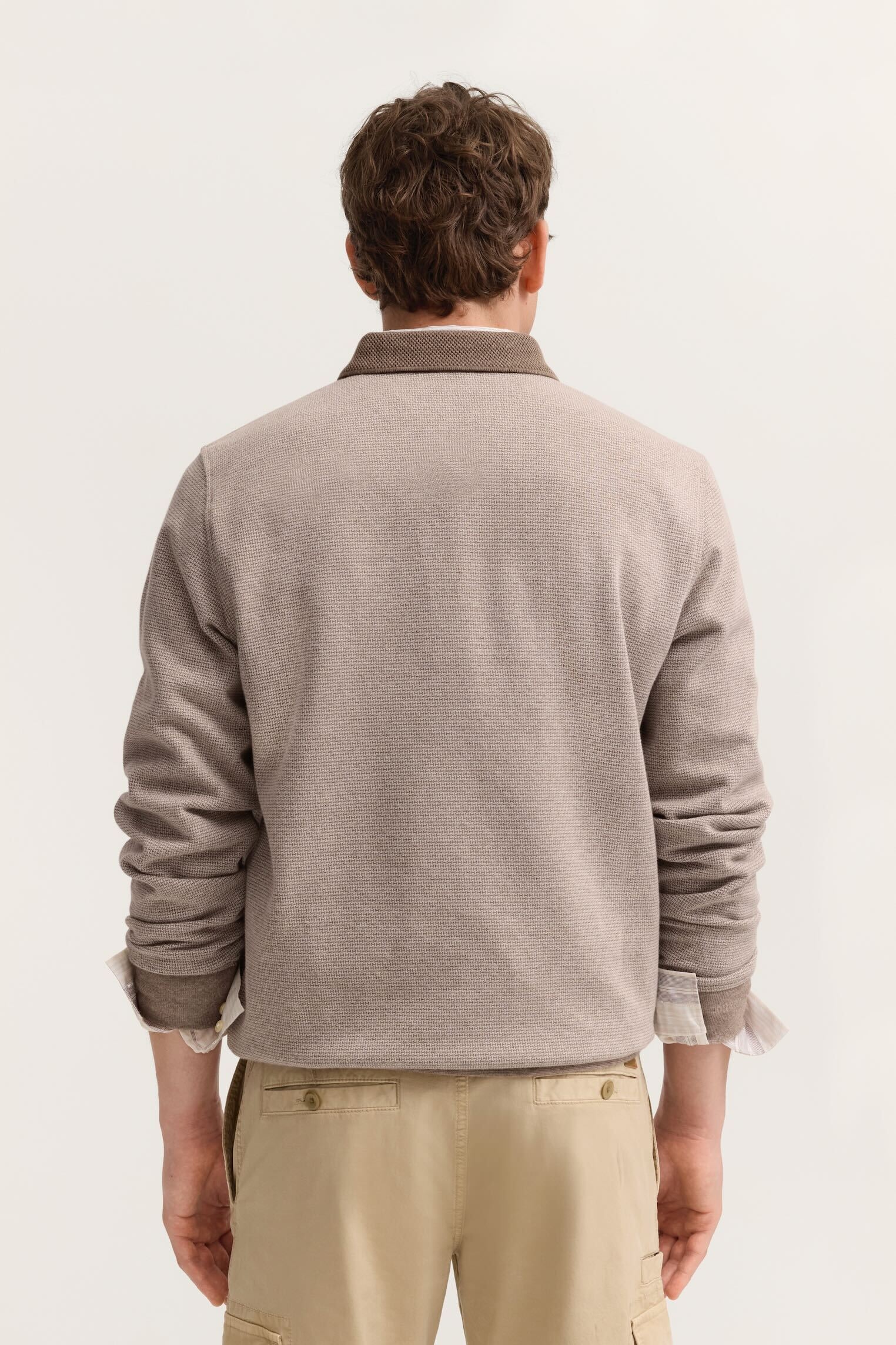 bugatti Polokragenpullover »Modern Fit« mit Druckknöpfen