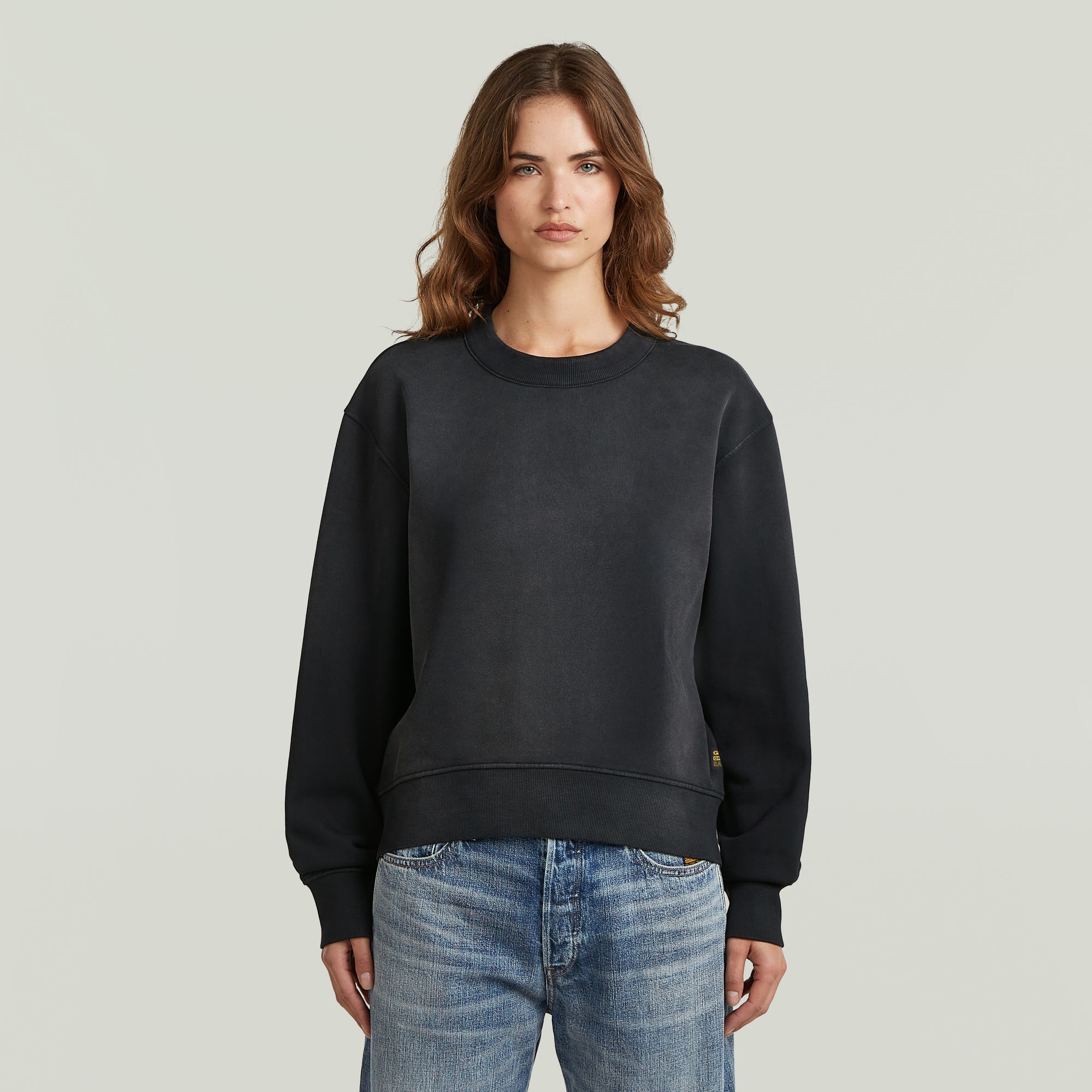 Image of G-STAR Sweatshirt "Unit Relaxed wmn", aus Baumwolle, Rundhalsform