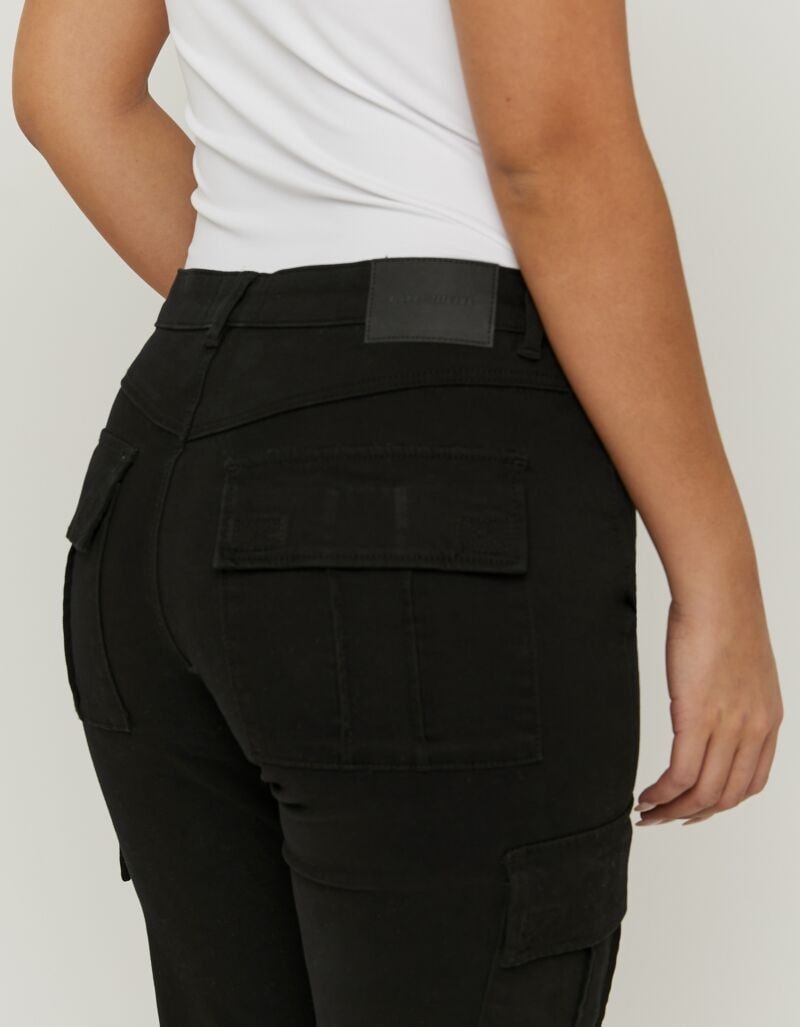 Tally Weijl Bootcuthose »SPACOWELLE«  Baumwollmischung, im Cargo-Stil mit seitlichen Taschen