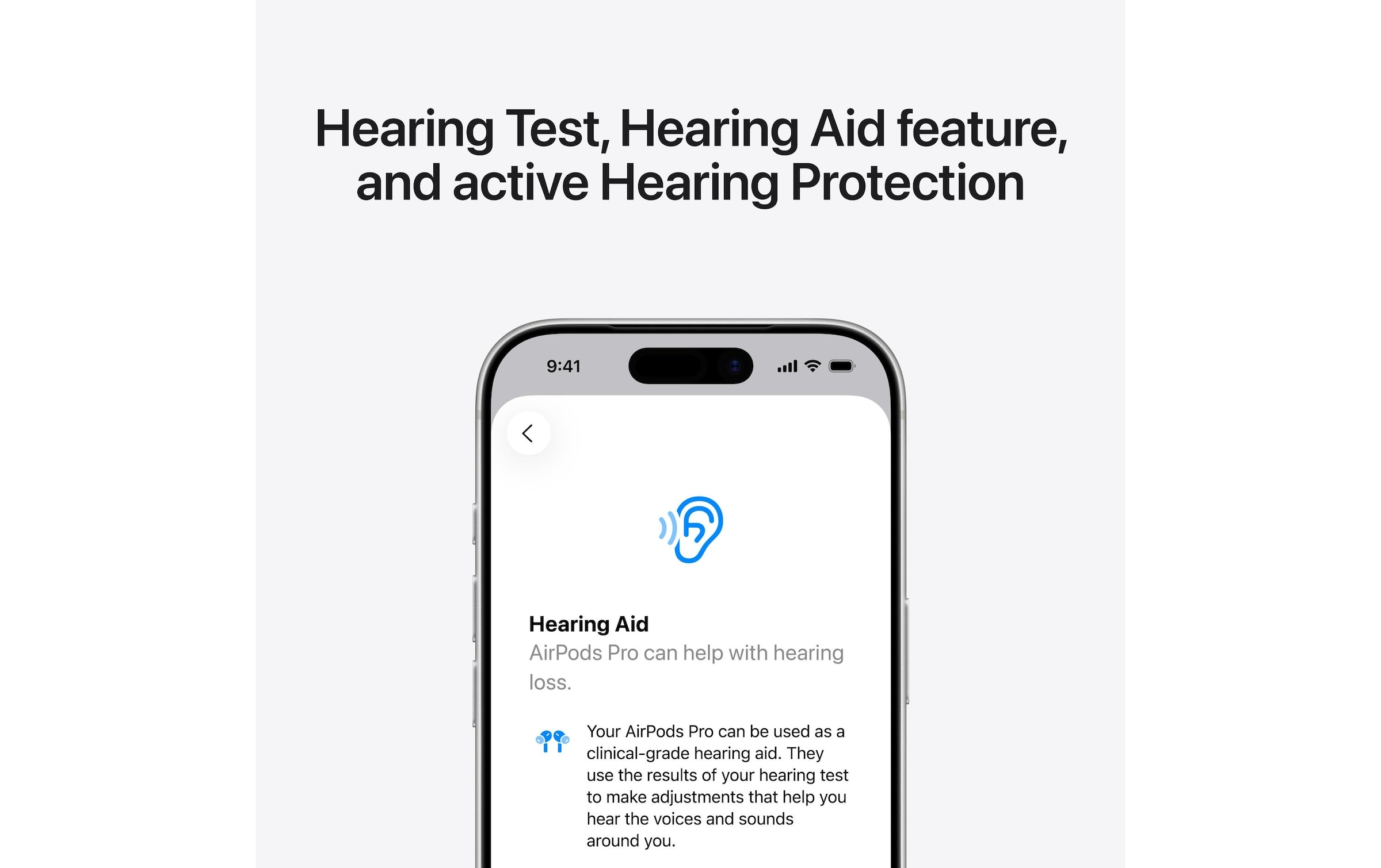 Apple Ecouteurs intra-auriculaires »True Wireless In-Ear-Kopfhörer AirPods Pro 3 USB-C« Geräuschunterdrückung, Touch-Steuerung an der Ohrmuschel, Mikrofon