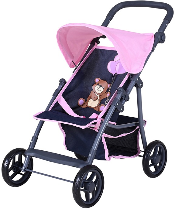 Image of Knorrtoys® Puppenbuggy »Liba - Navy Pink Bear« bei Ackermann Versand Schweiz