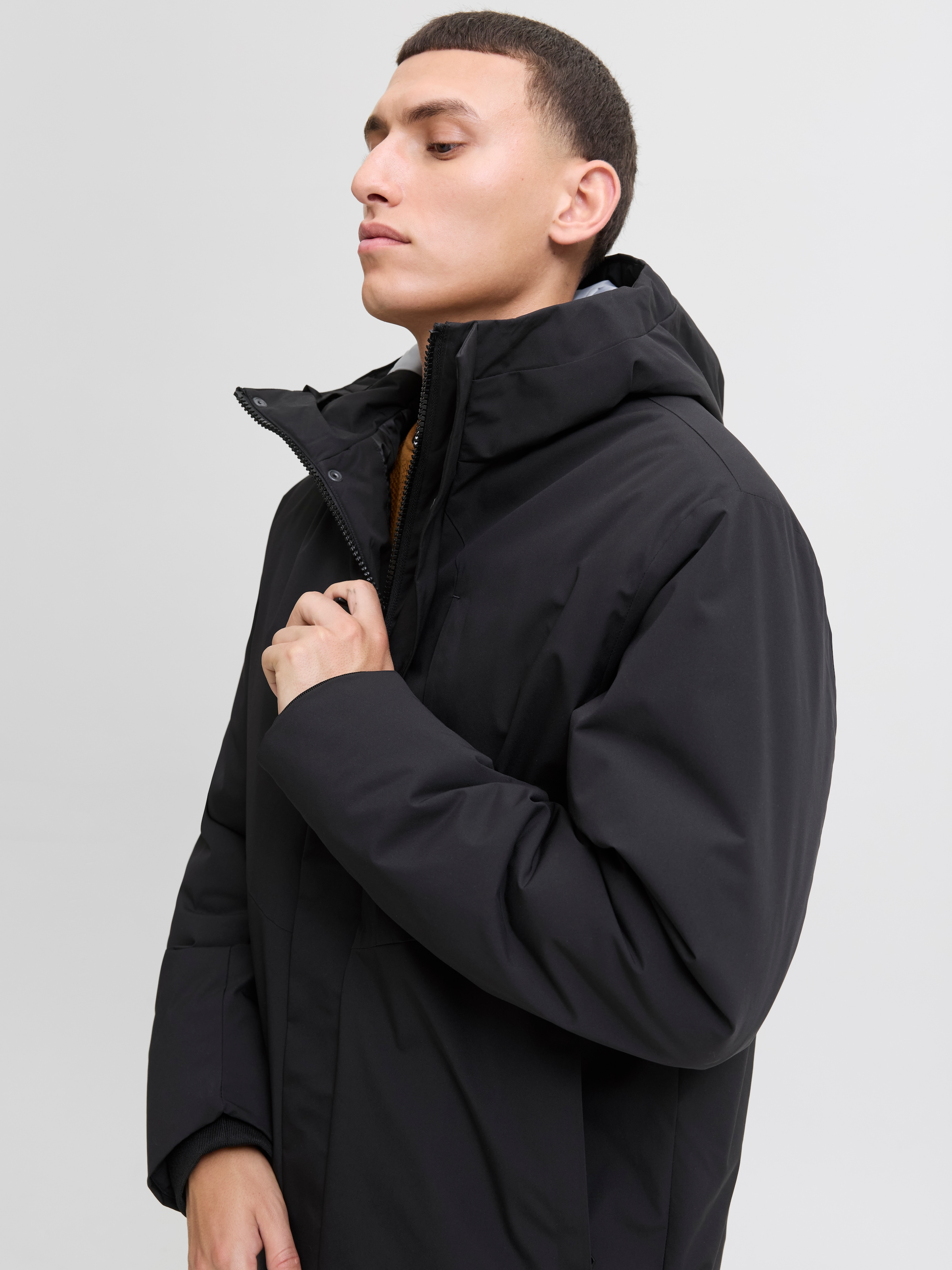 Jack & Jones Veste d'extérieur »JJEKEEN JACKET AW25 SN« mit Kapuze